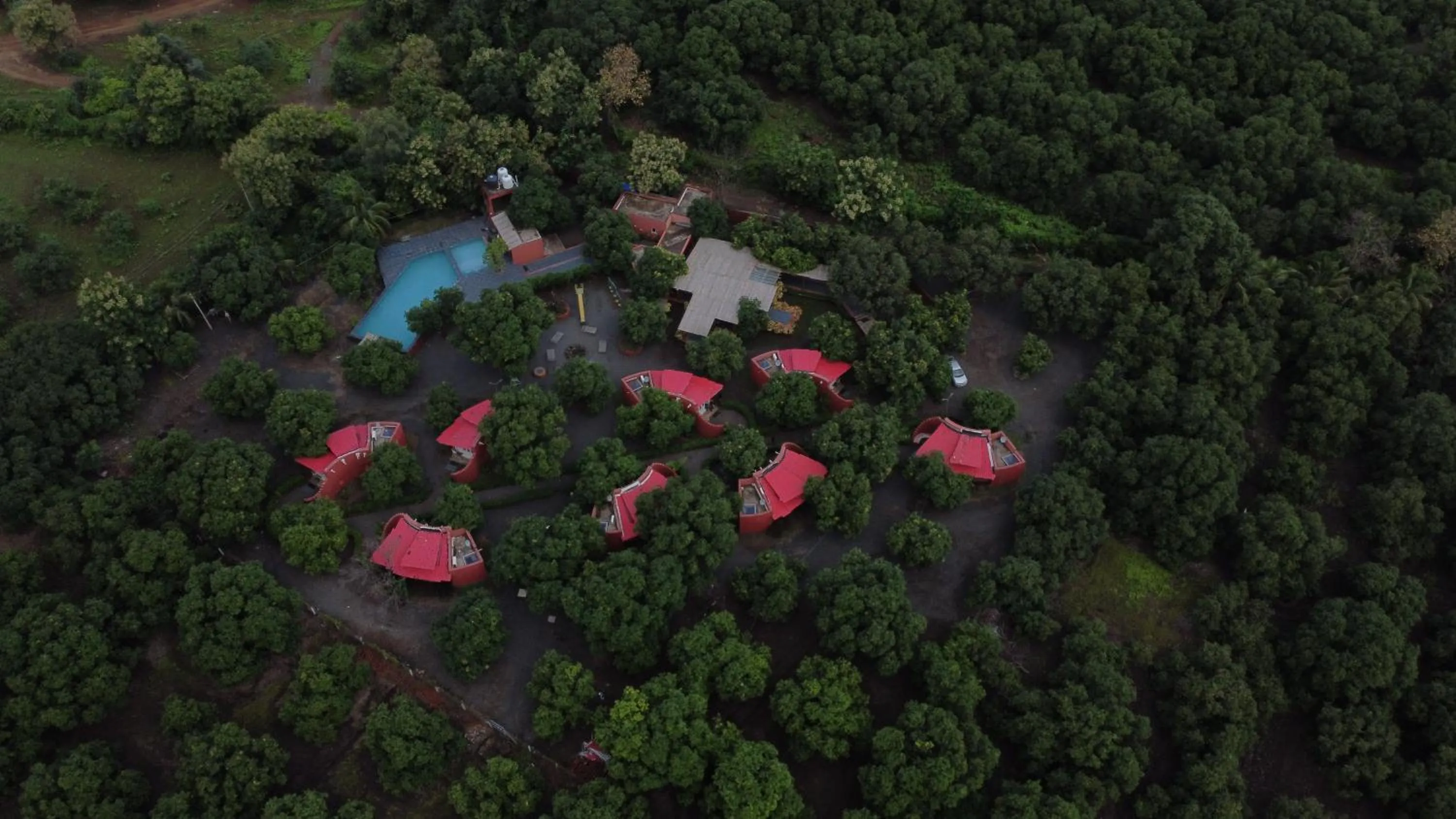Bird's eye view in Amraness Luxury Resort Sasan Gir