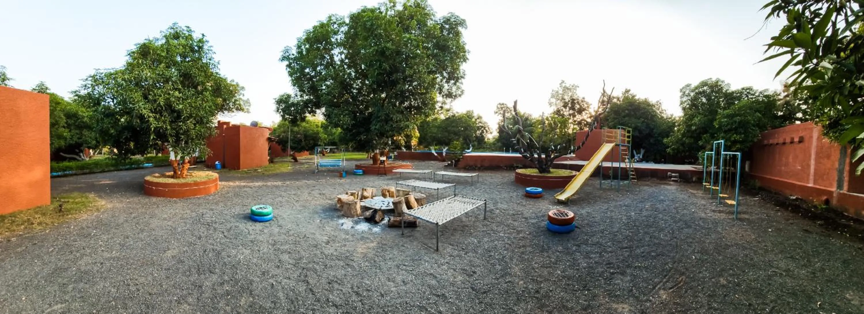 Seating area in Amraness Luxury Resort Sasan Gir