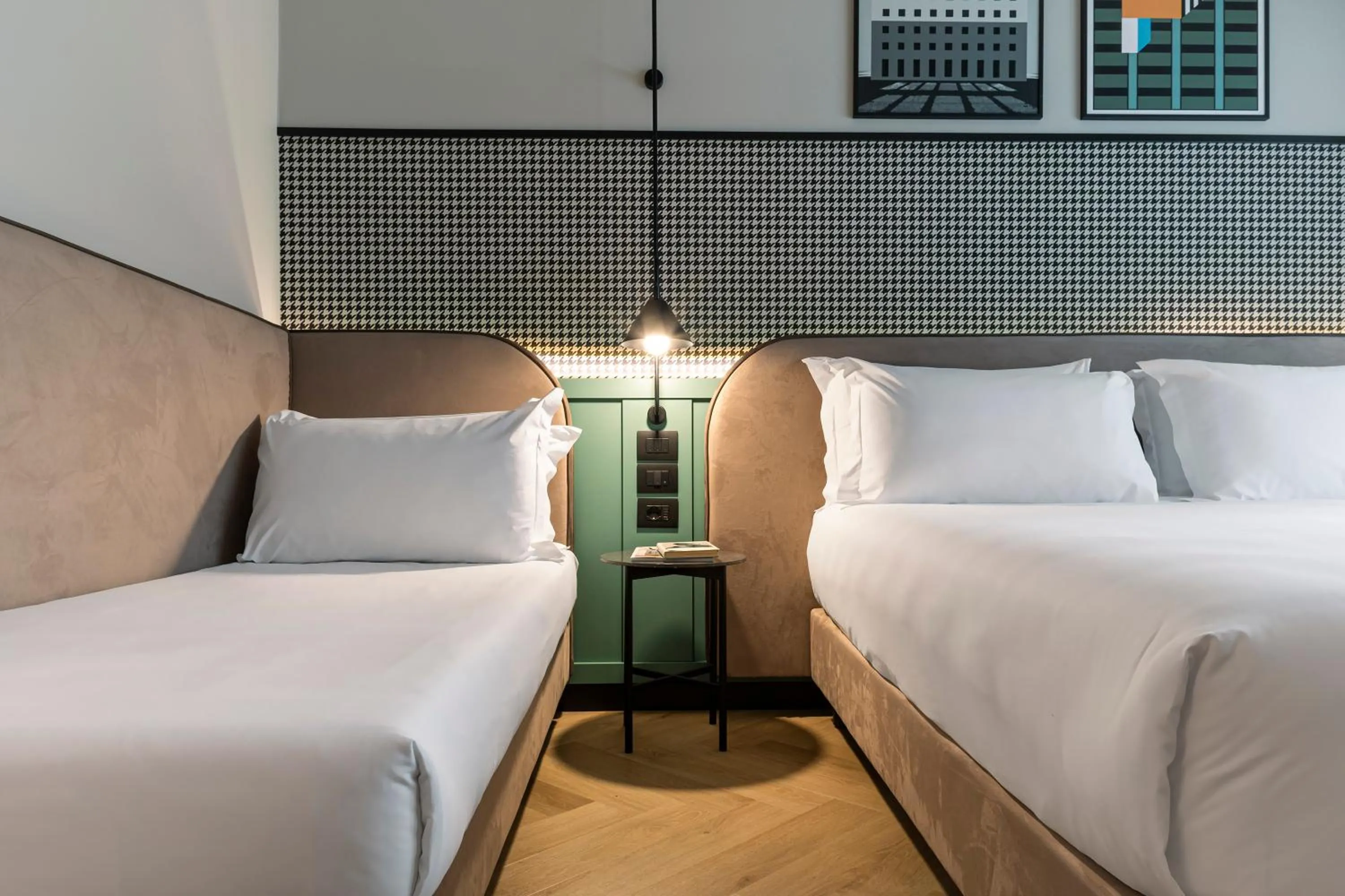 Photo of the whole room, Bed in Living Place Hotel