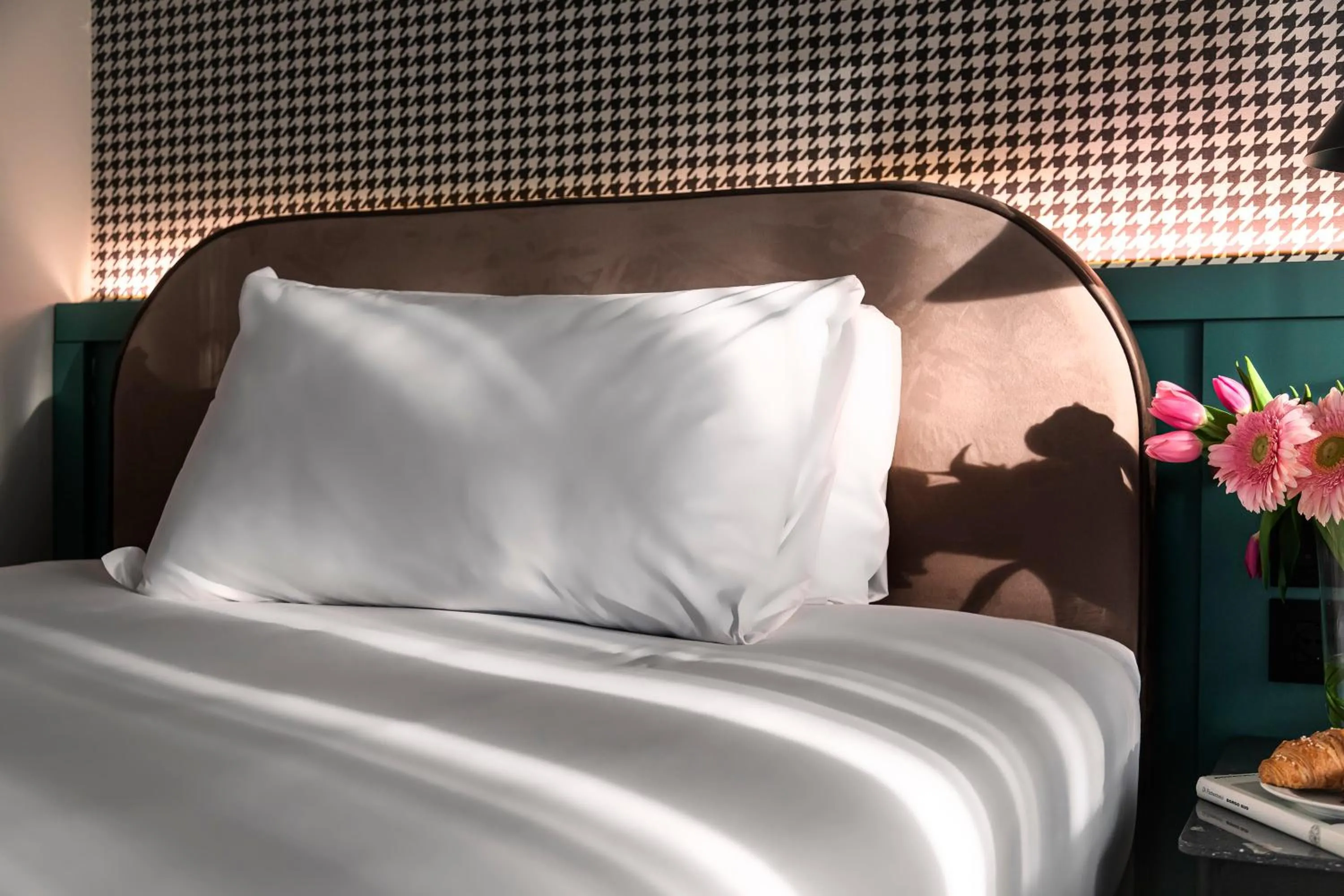 Bed in Living Place Hotel