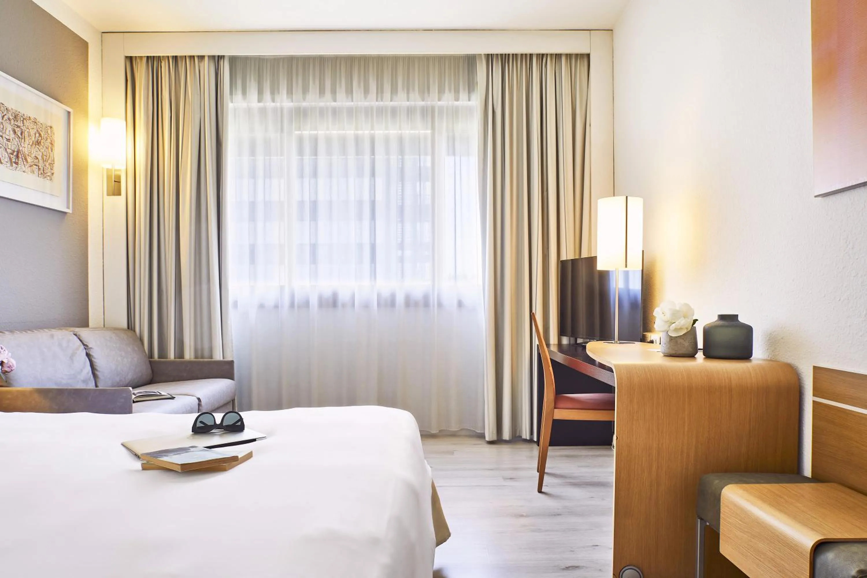 Photo of the whole room, Bed in Living Place Hotel