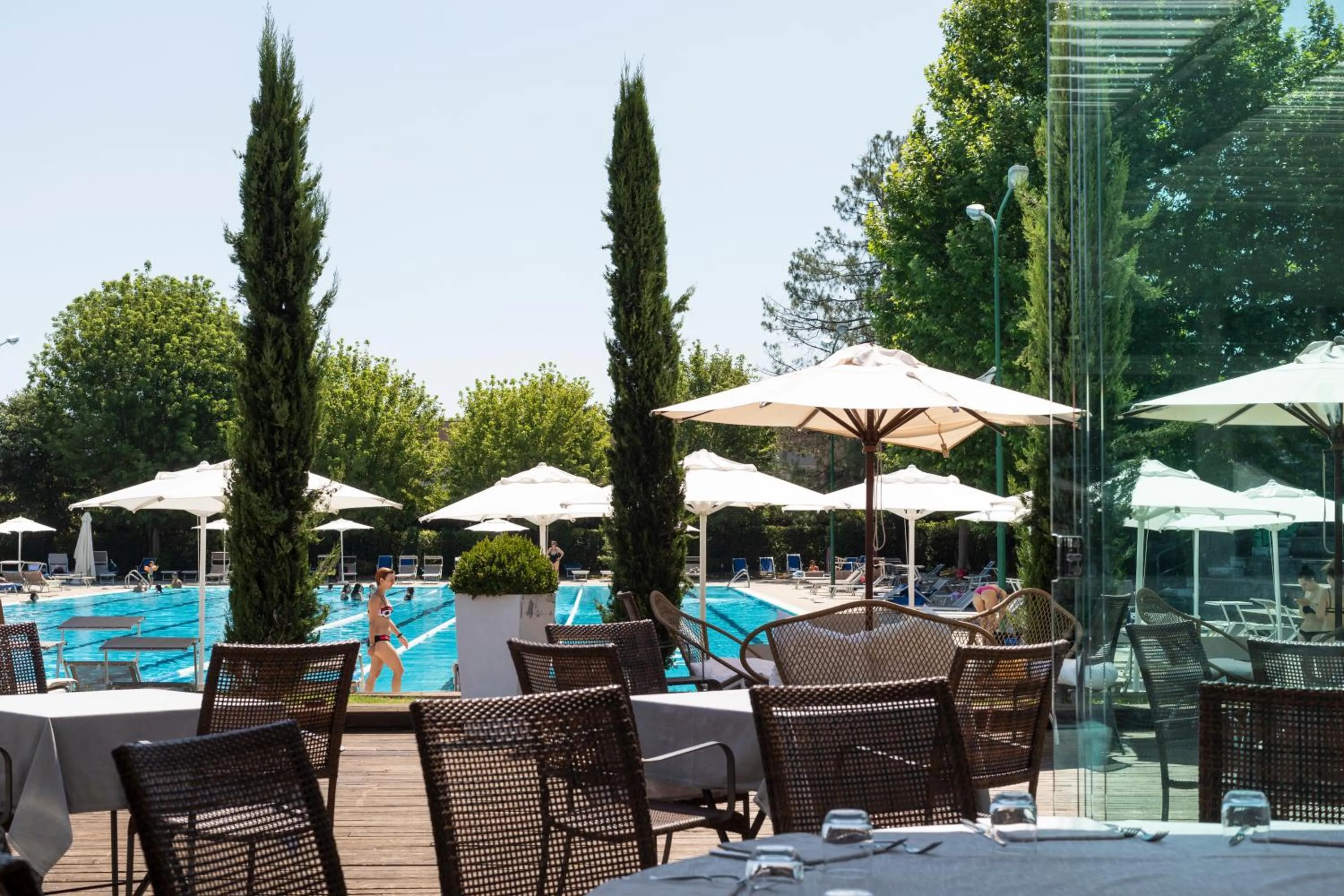 Patio in Living Place Hotel