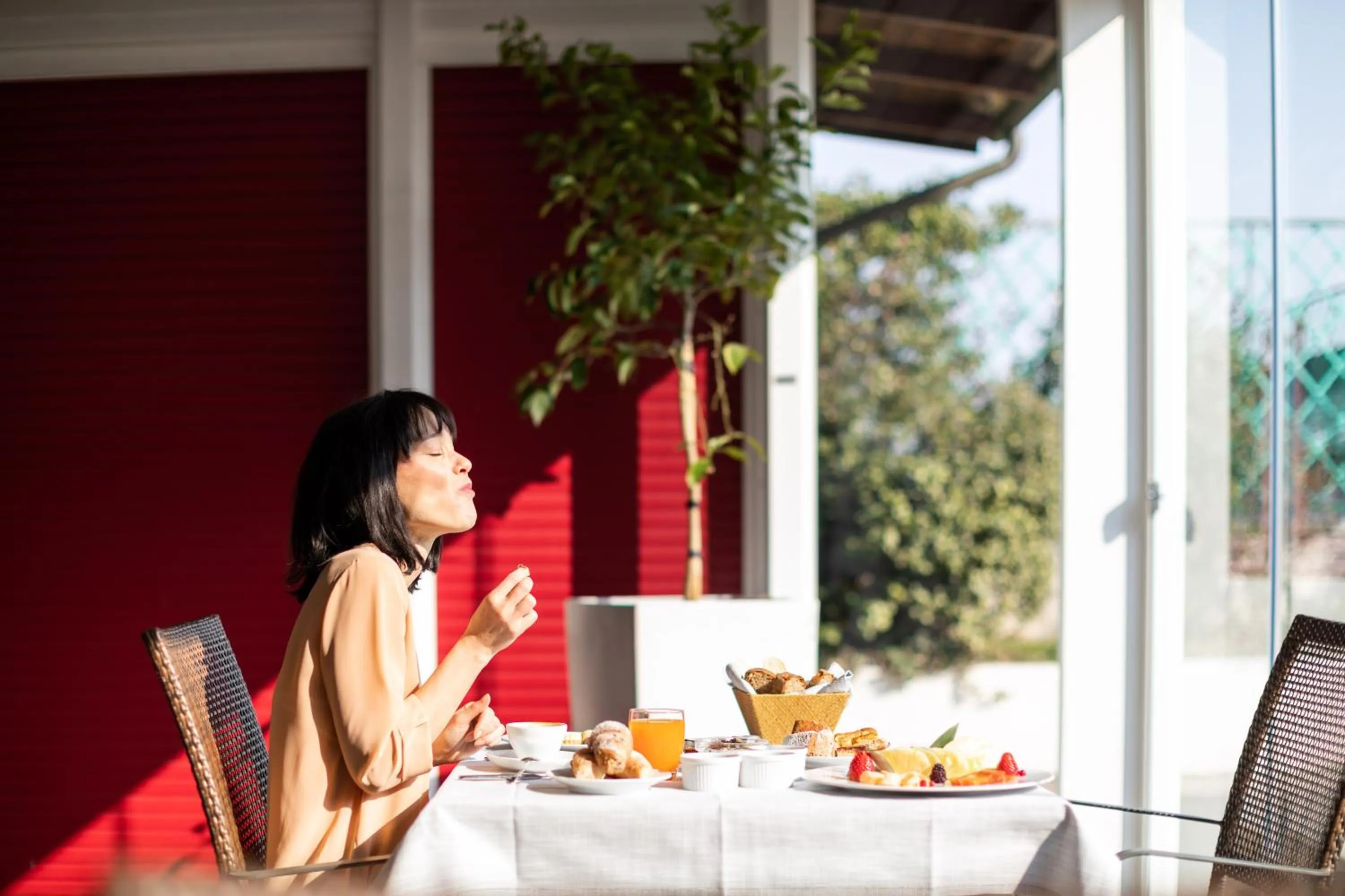 Breakfast in Living Place Hotel