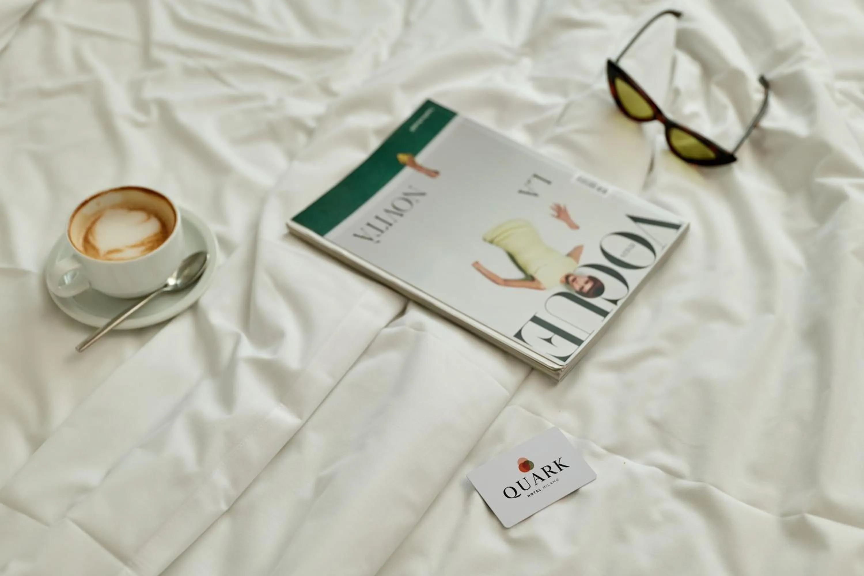 Bed in Quark Hotel Milano