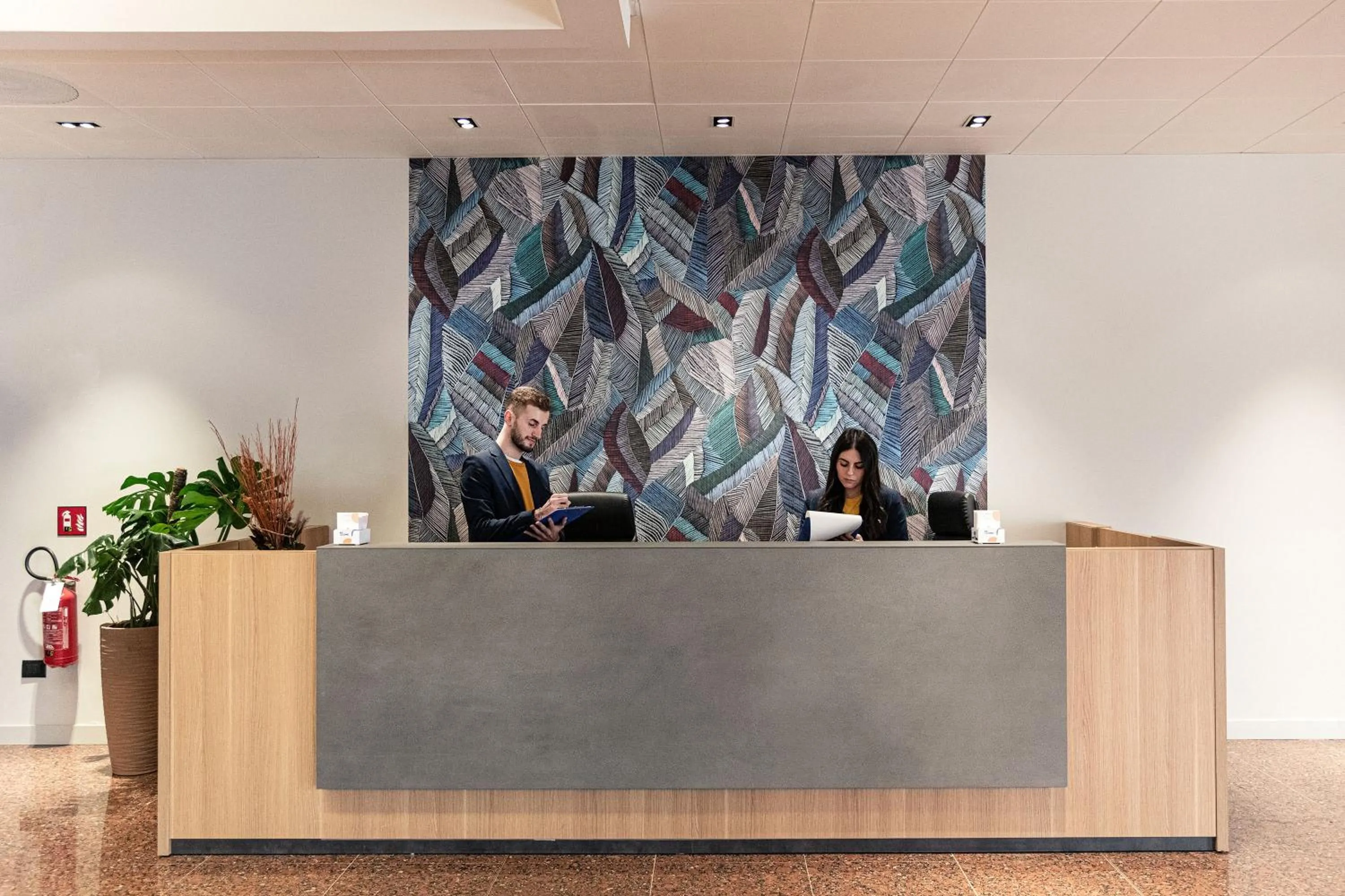 Lobby or reception in Quark Hotel Milano