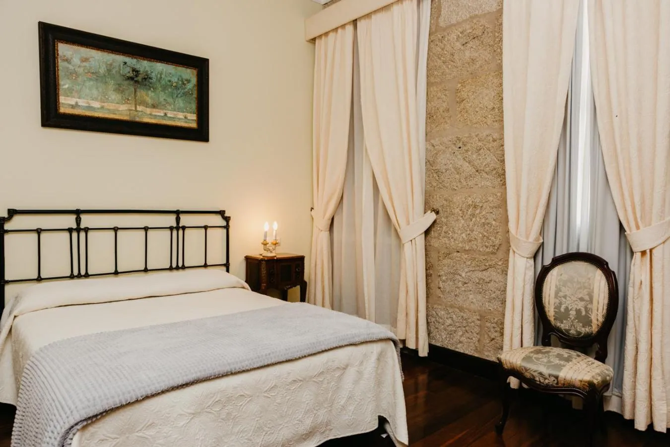 Bed in Pazo Almuzara