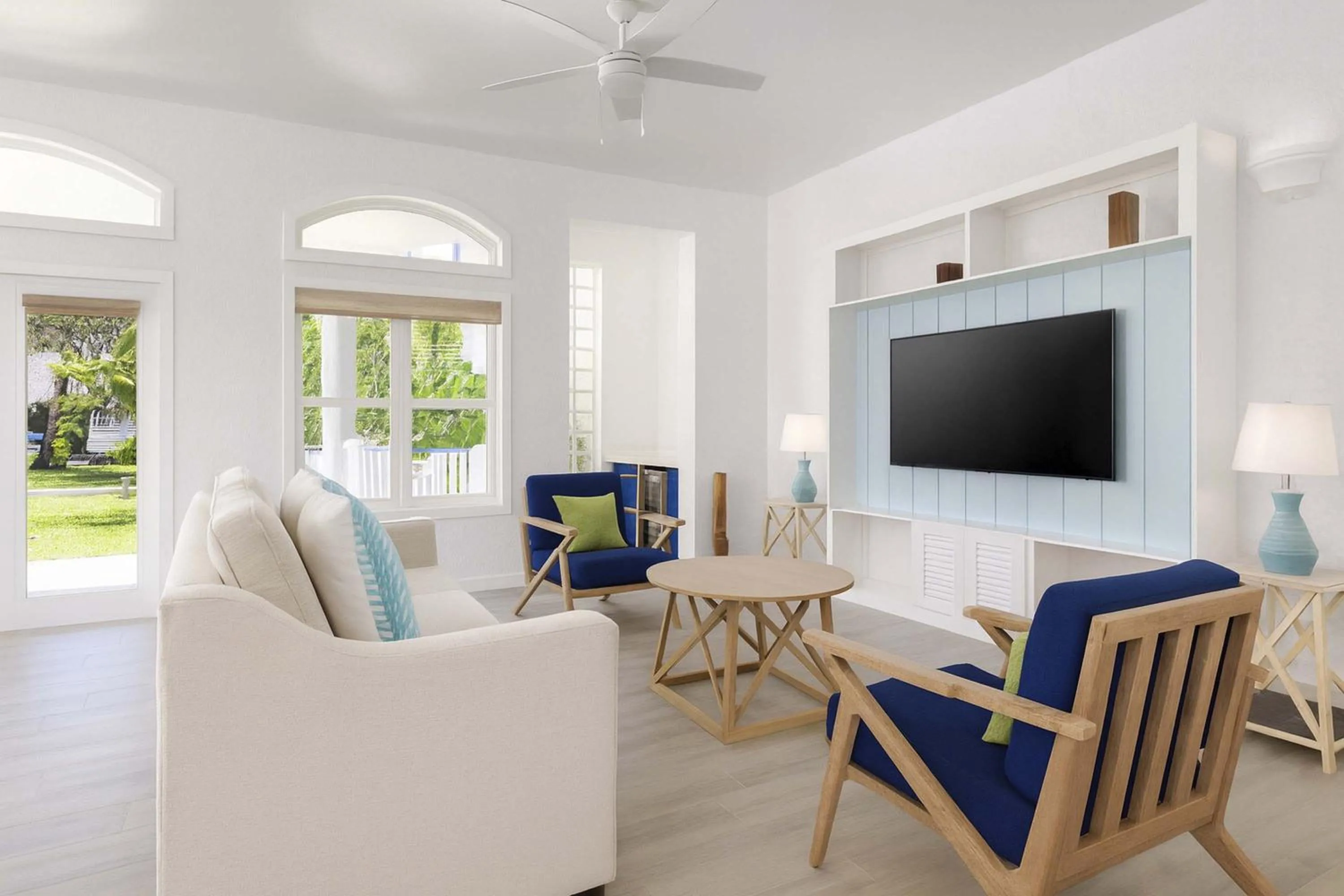 Living room in Reef Haven Belize