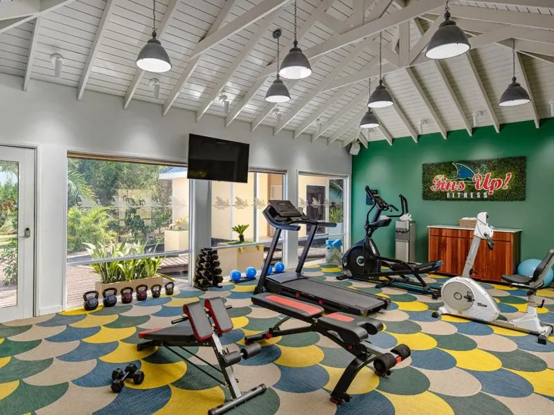 Fitness centre/facilities in Margaritaville Beach Resort Ambergris Caye - Belize