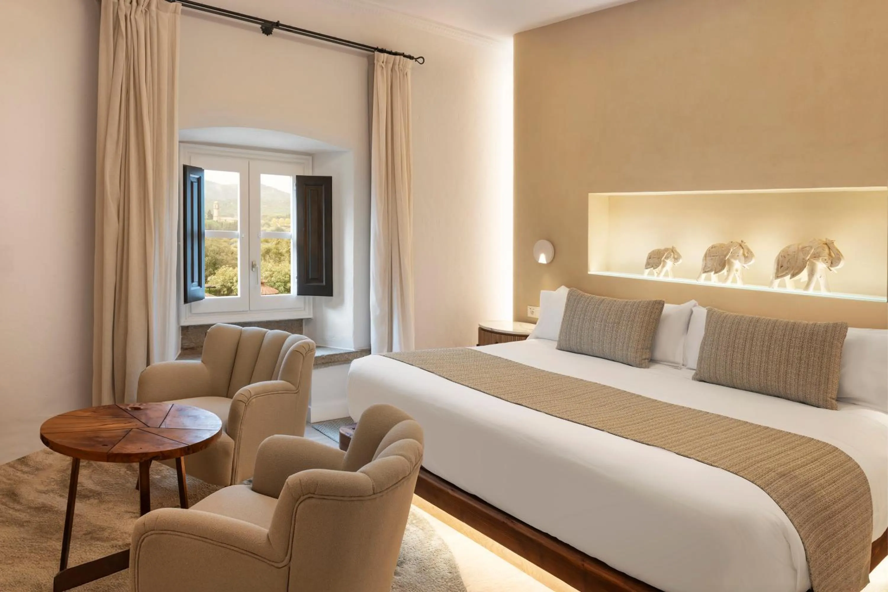 Bedroom, Bed in Mas Tapiolas