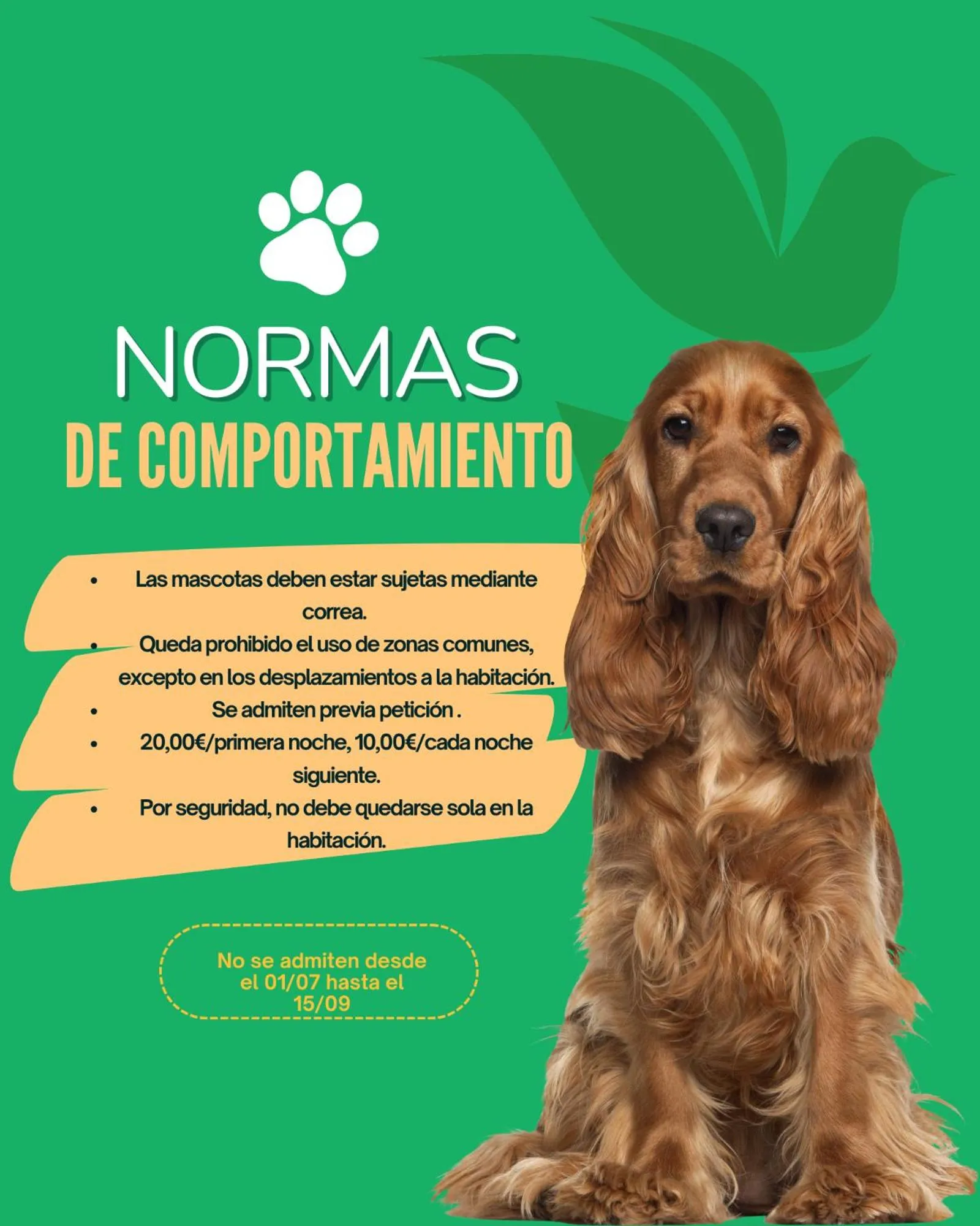 Pets in Hotel Albaida Nature