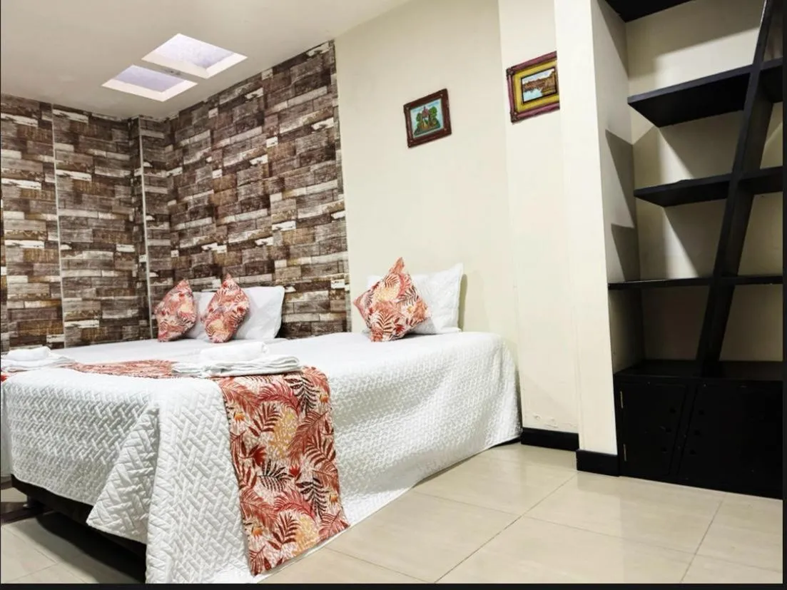 Bed in Hotel Naisca 47