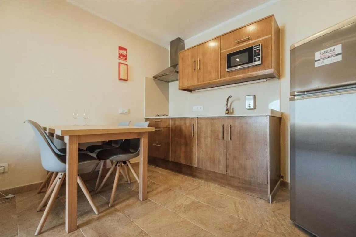 Kitchen or kitchenette in Apartamentos Blancala