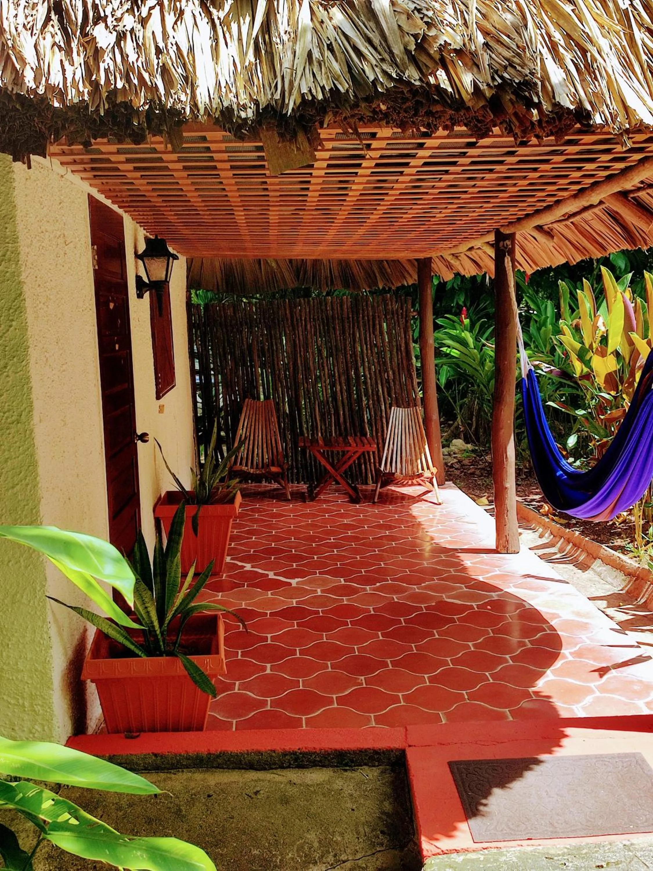 Patio in Maya Mountain Lodge