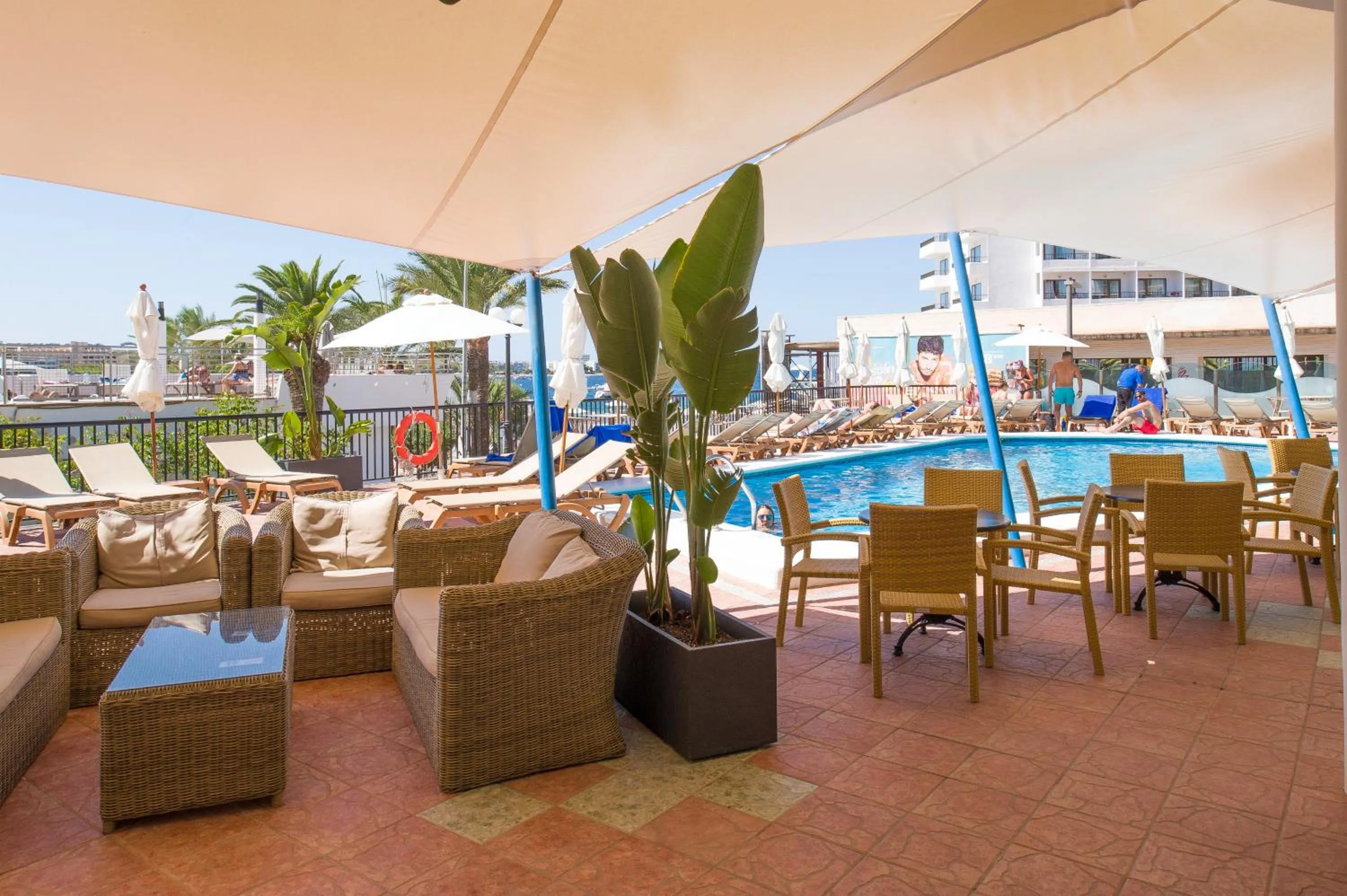 Solarium in Hotel Osiris Ibiza