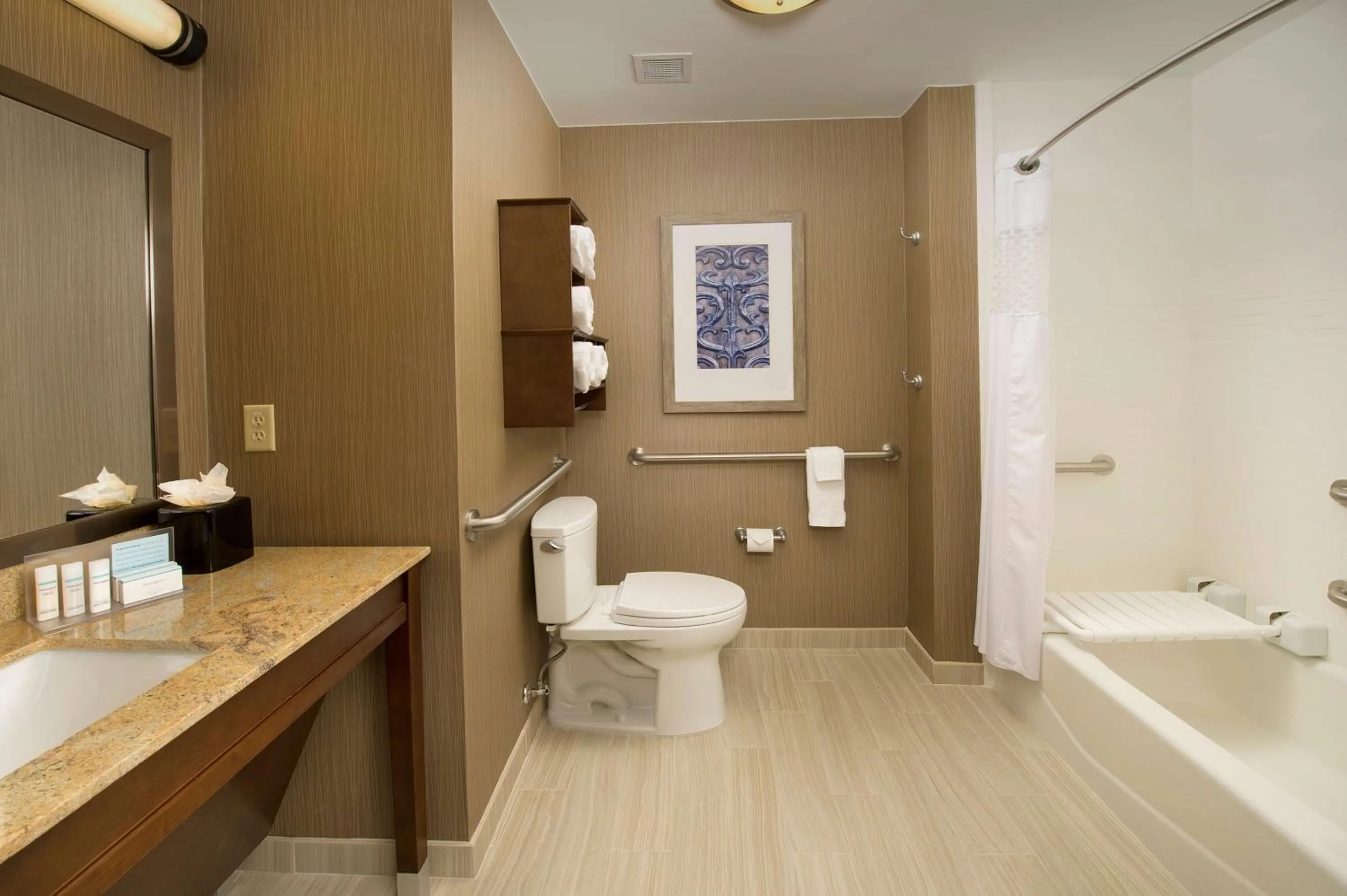 Shower in Hampton Inn & Suites San Antonio-Downtown/Market Square