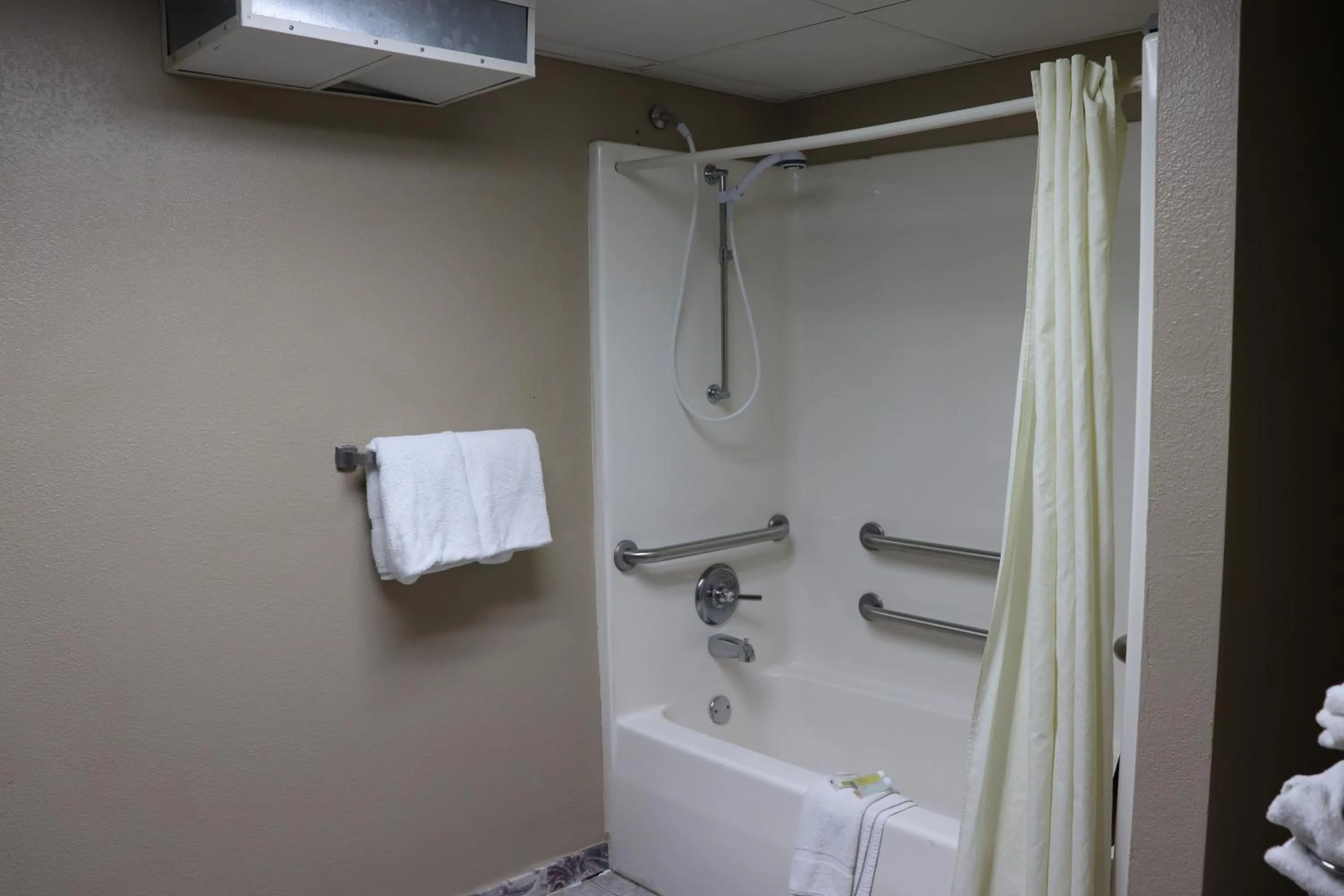 Shower in Super 8 by Wyndham Clarksville East