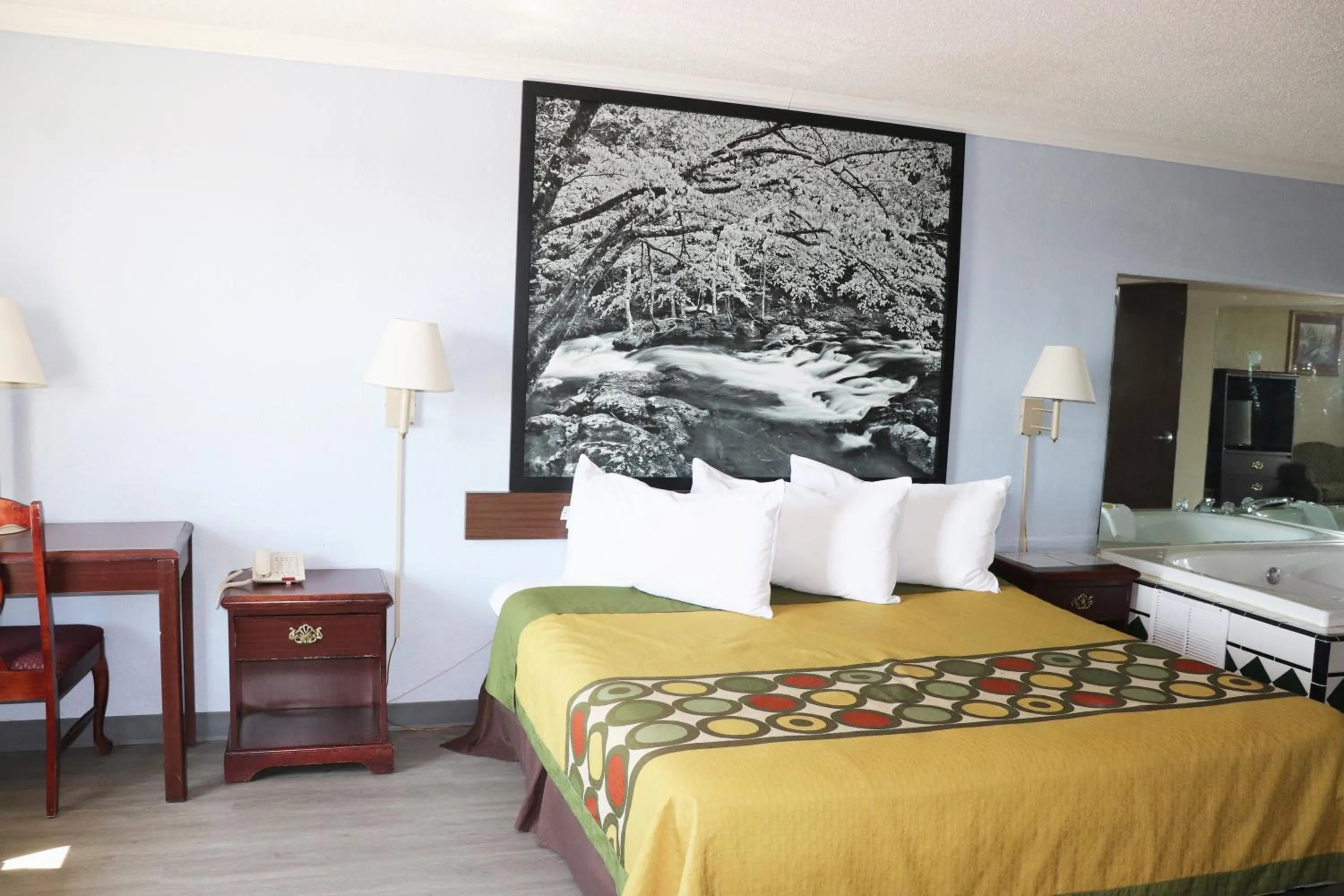 Bed in Super 8 by Wyndham Clarksville East