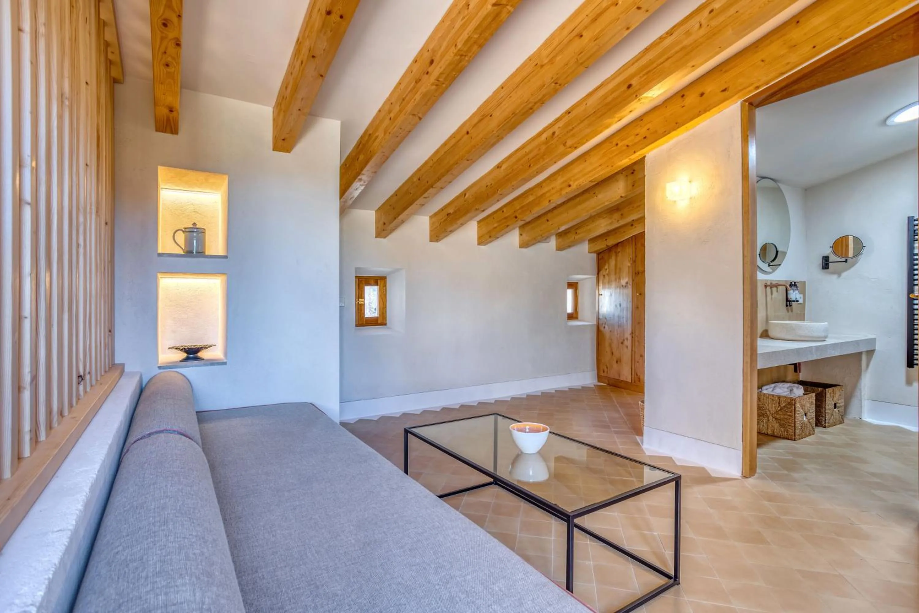 Living room in Finca Hotel Son Palou