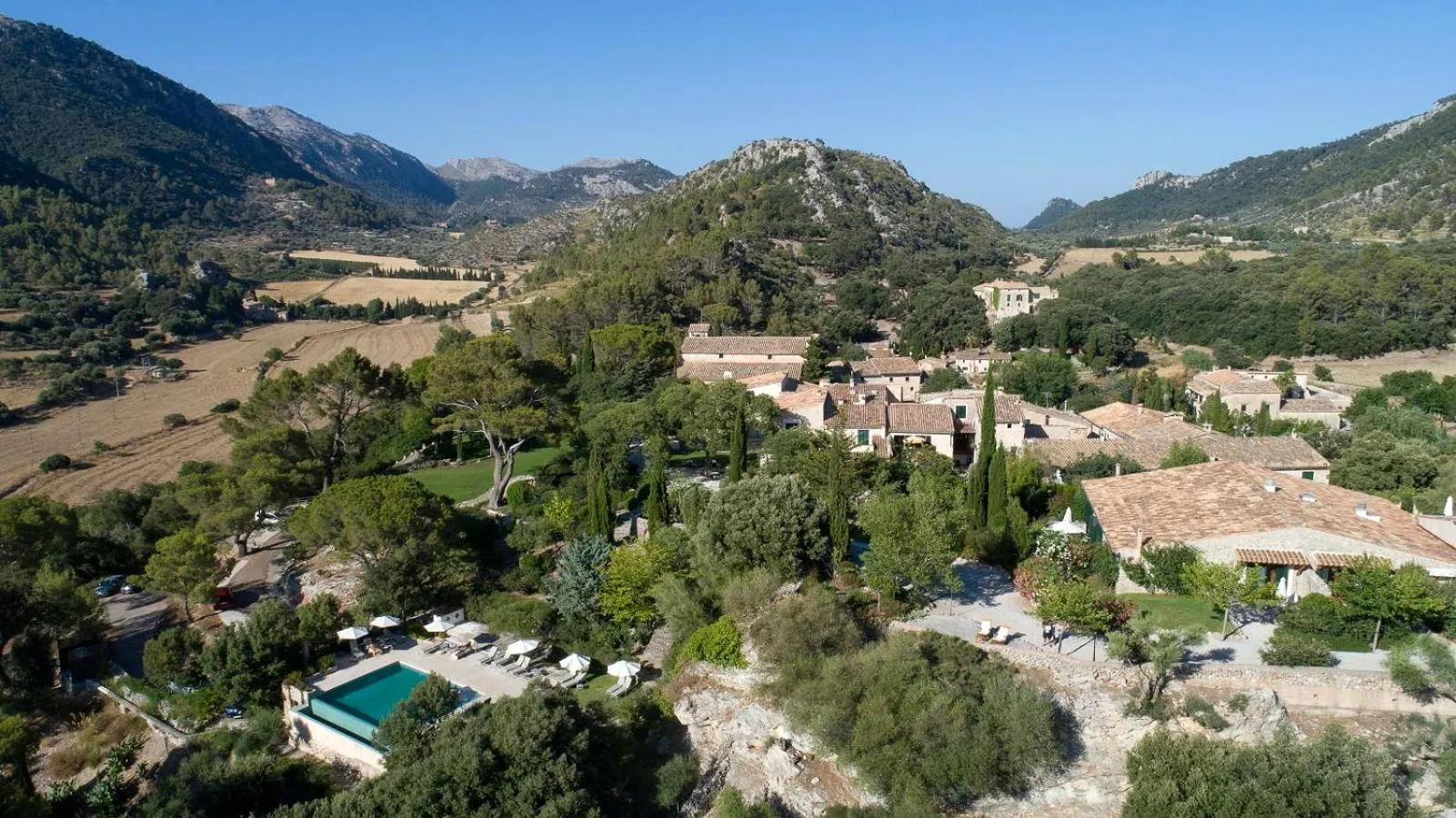 Garden view in Finca Hotel Son Palou