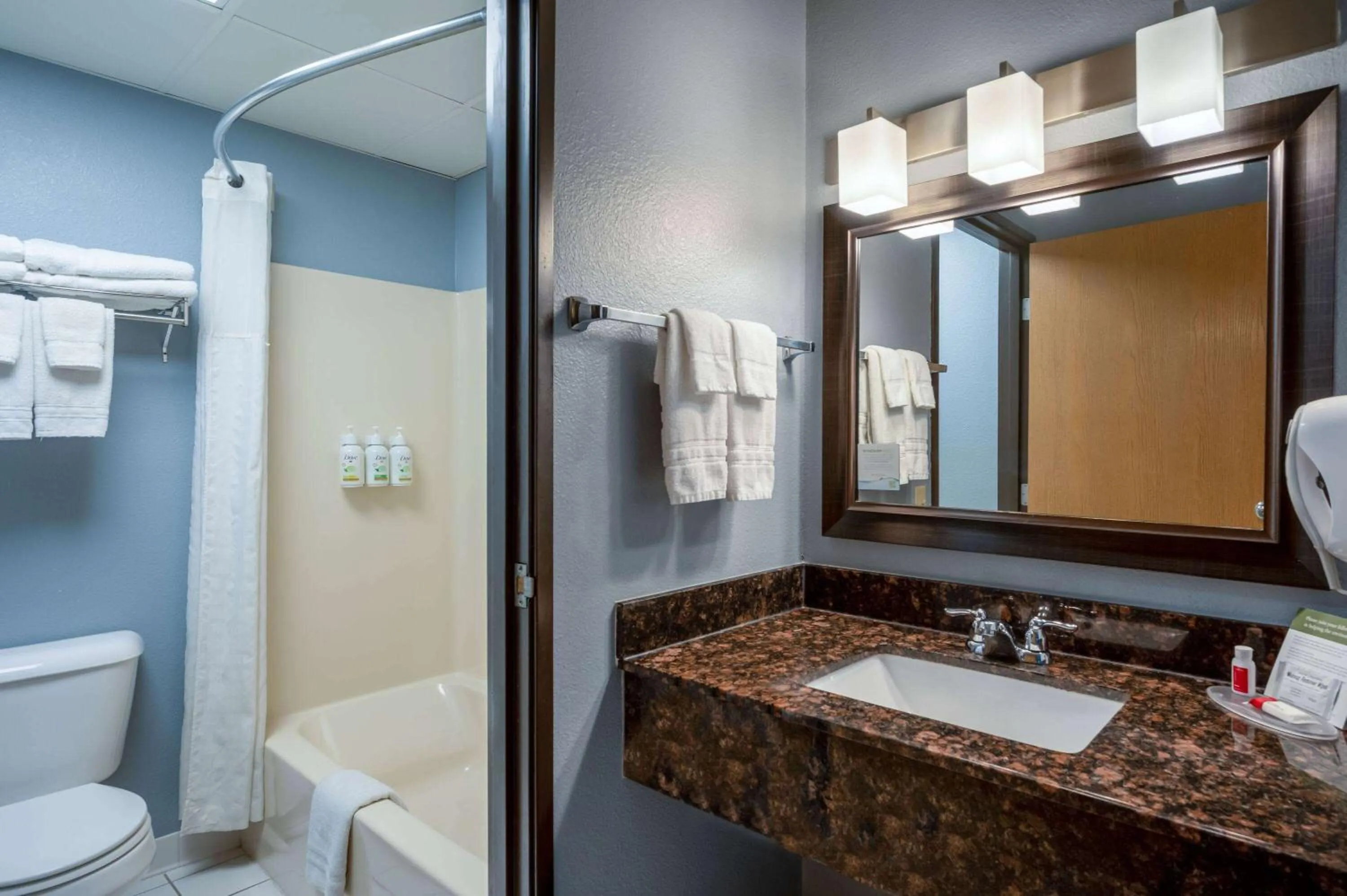 Bathroom in AmericInn by Wyndham Eau Claire