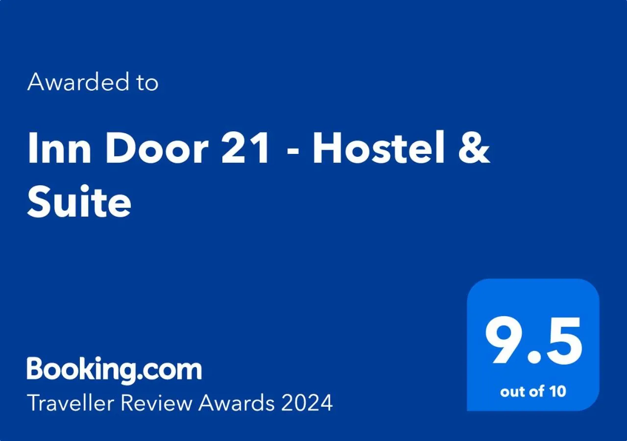 Certificate/Award in Inn Door 21 - Hostel & Suite
