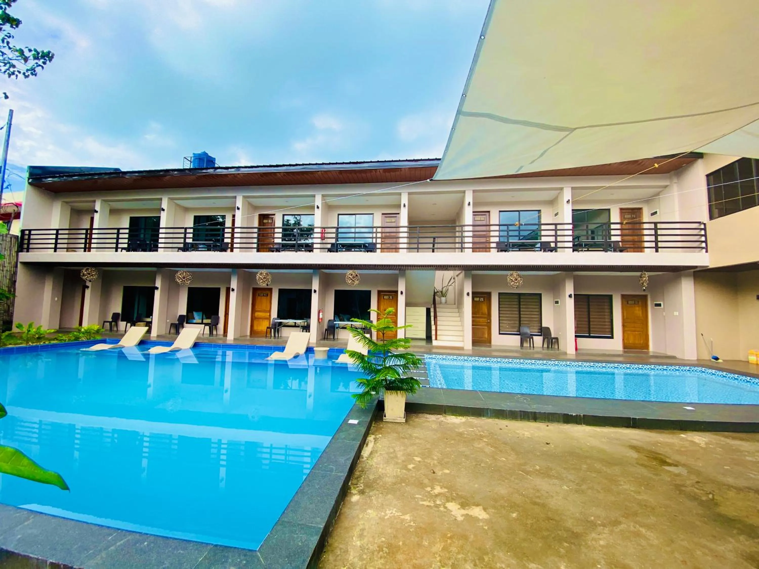 Swimming pool in TEZA Resort