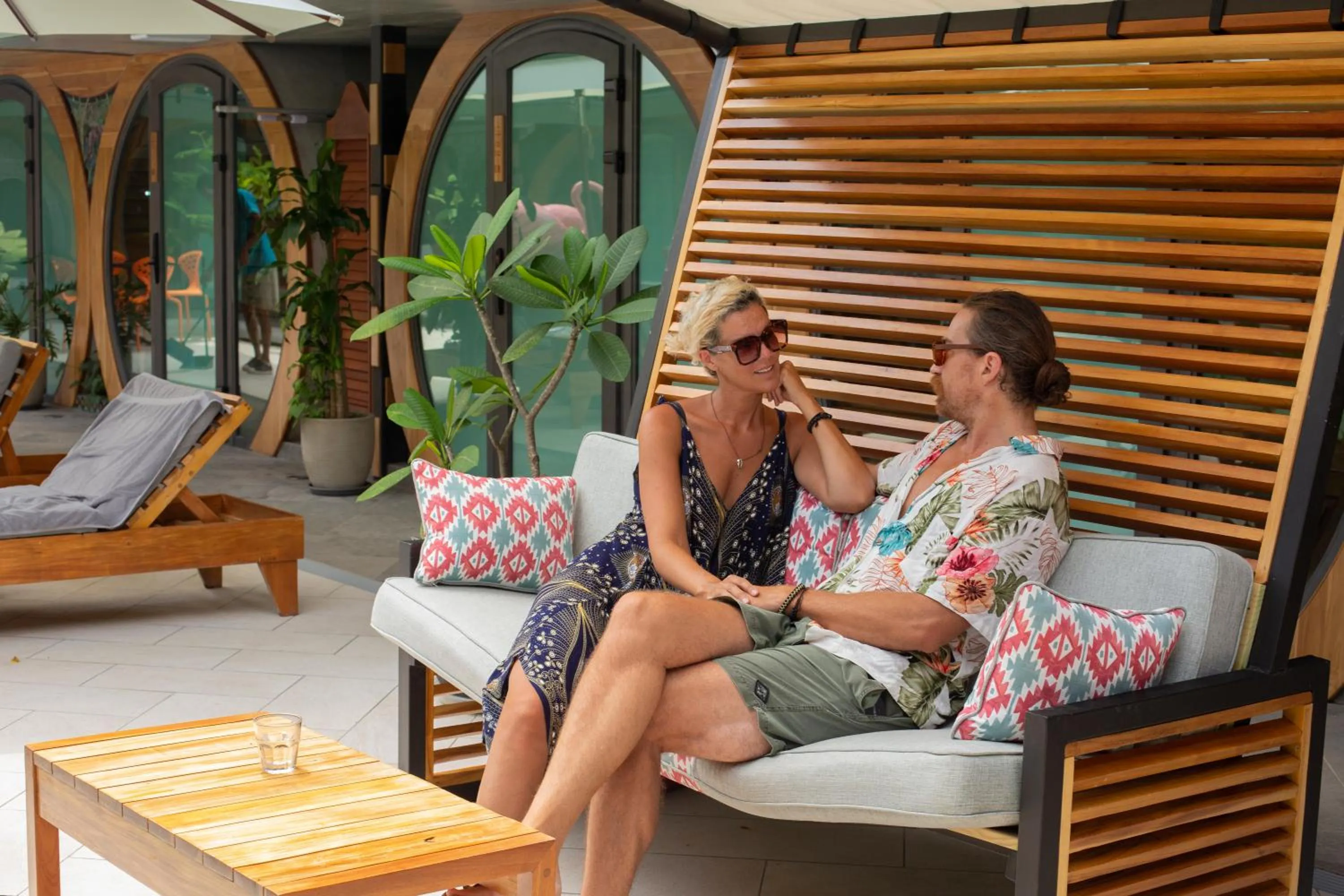 Living room in Saranda Boutique Hotel