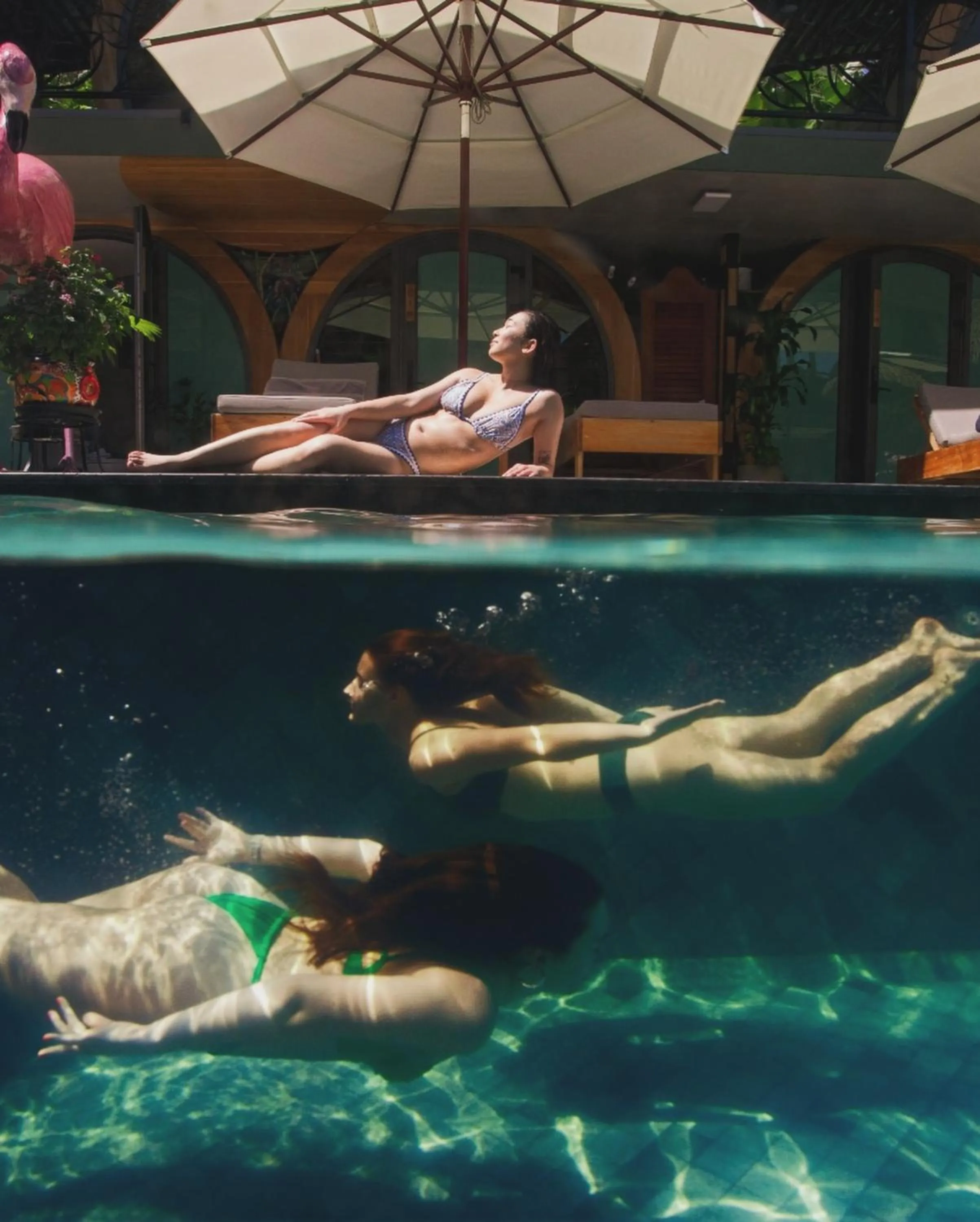 Swimming pool in Saranda Boutique Hotel