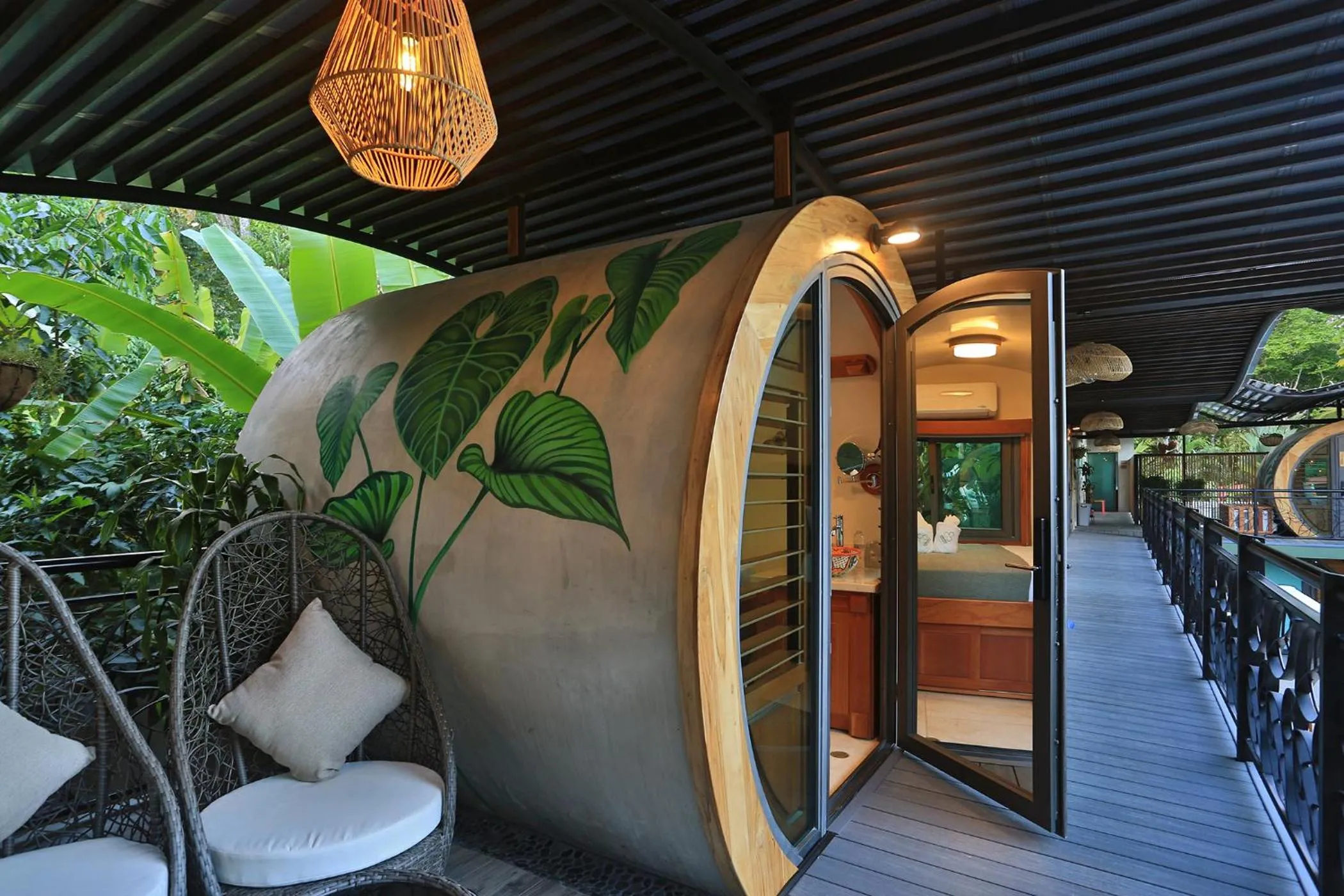 Seating area in Saranda Boutique Hotel