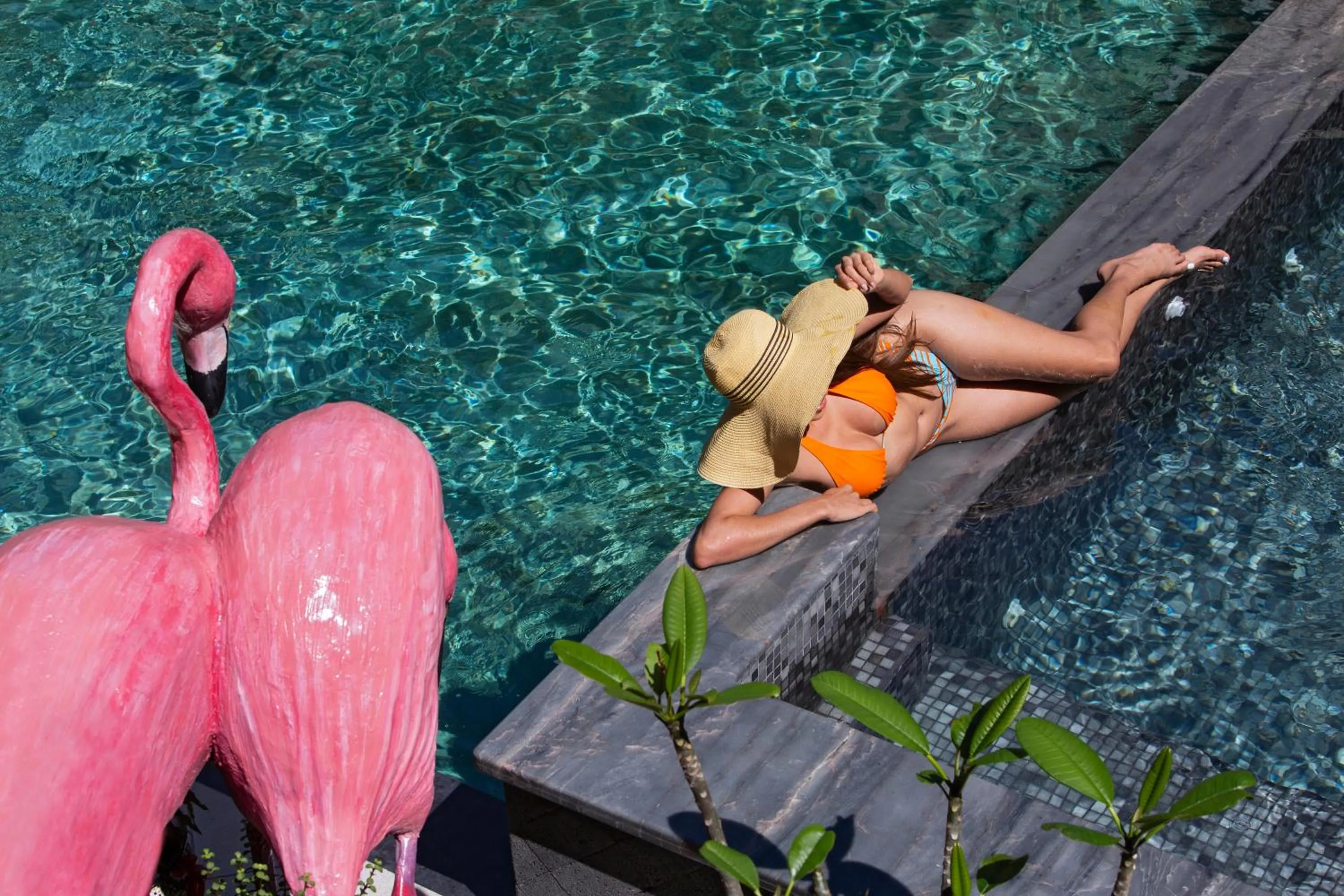 Swimming pool in Saranda Boutique Hotel