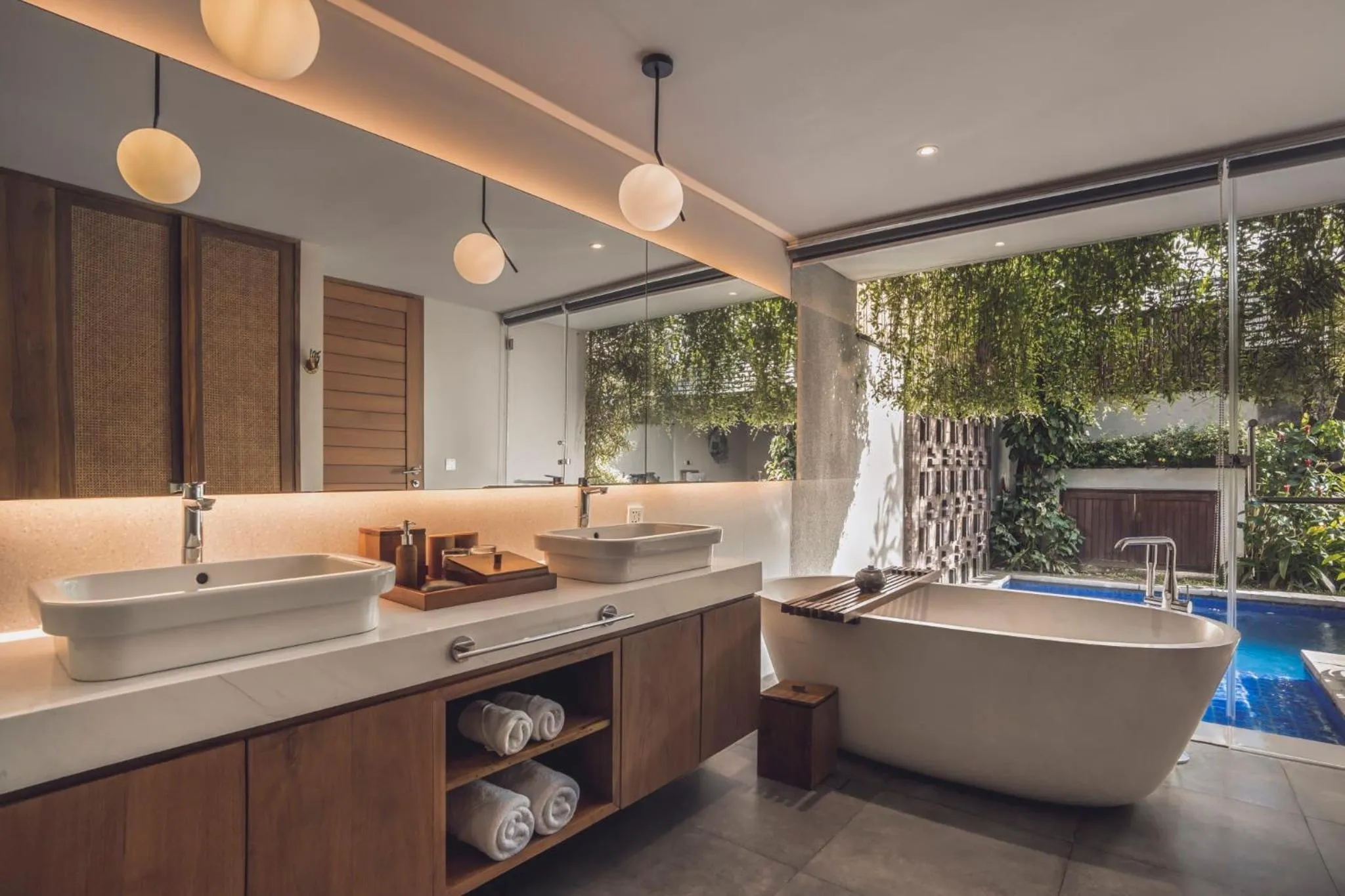 Bathroom in Teratai Villa Canggu by Ini Vie Hospitality