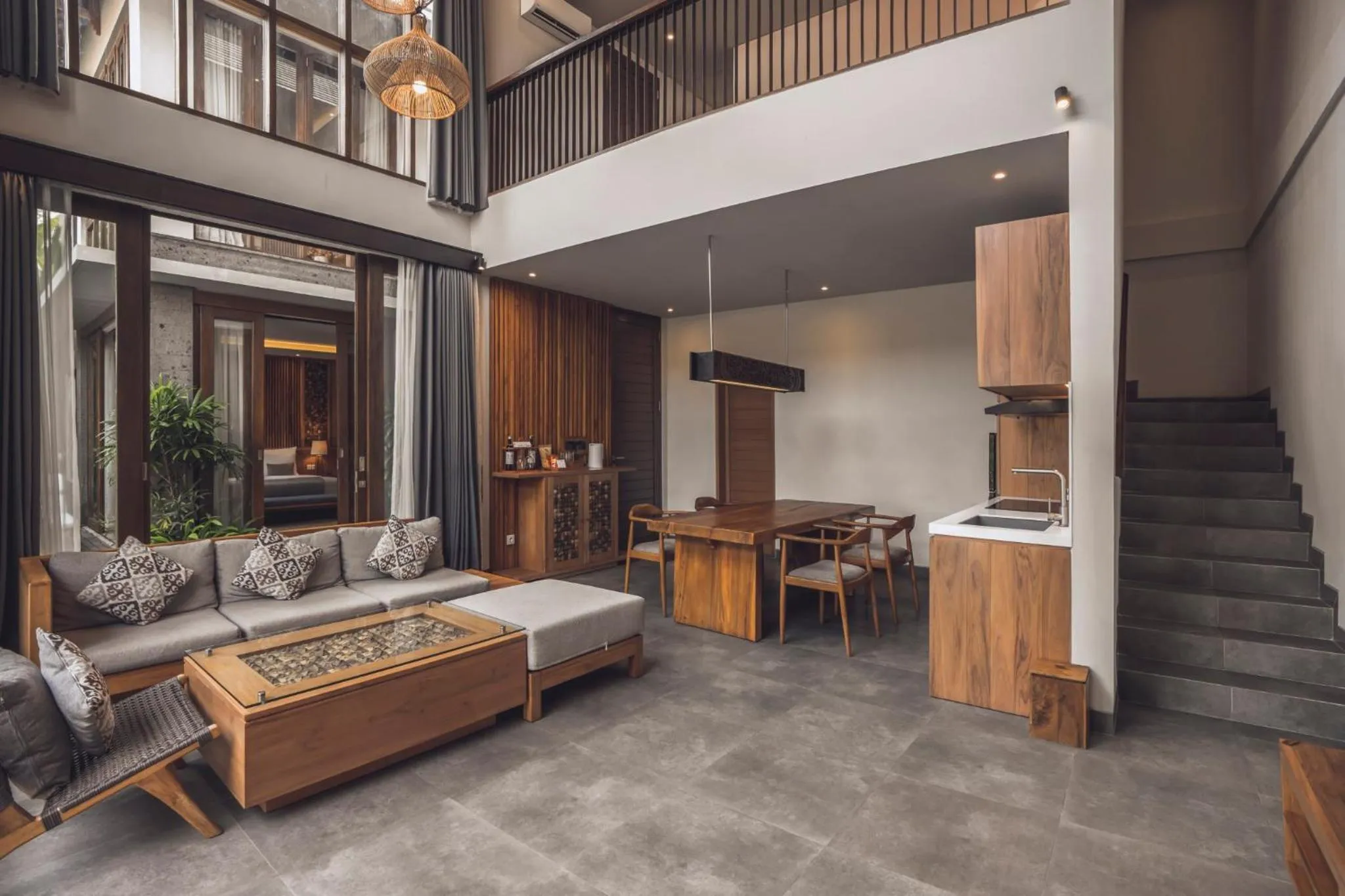 Living room in Teratai Villa Canggu by Ini Vie Hospitality