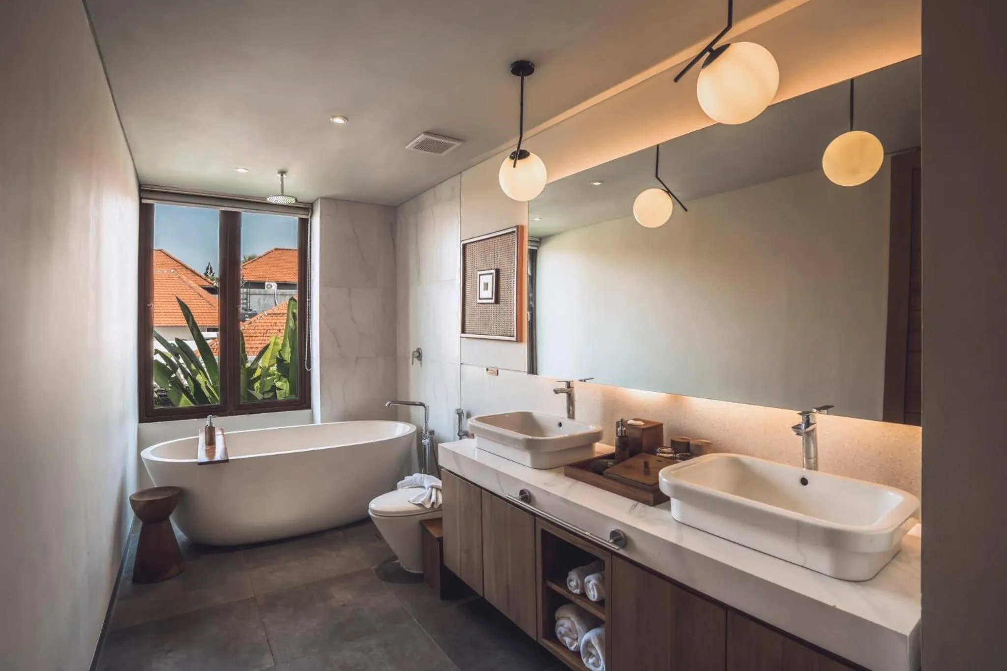 Bathroom in Teratai Villa Canggu by Ini Vie Hospitality