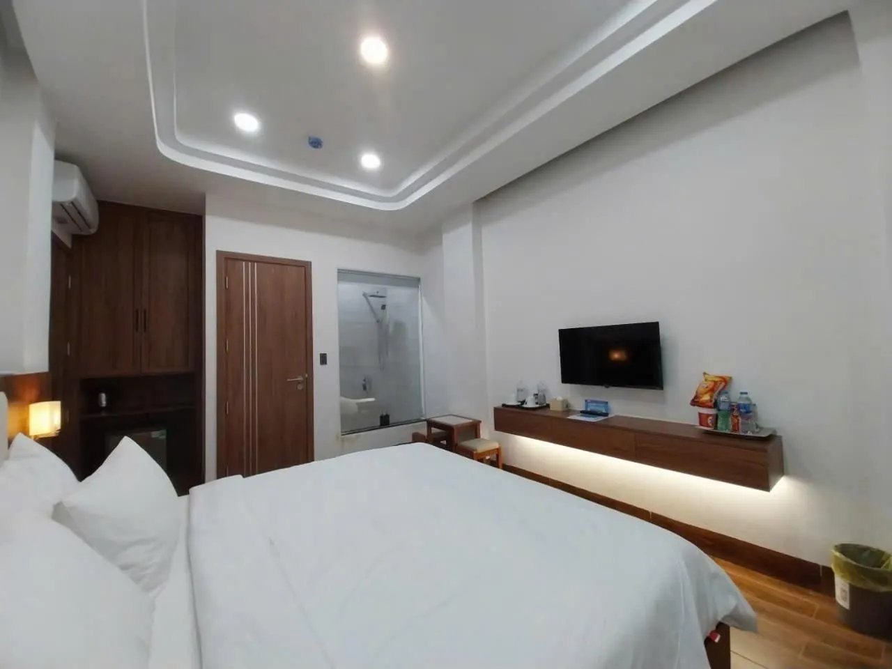 Bed in Santini Hotel