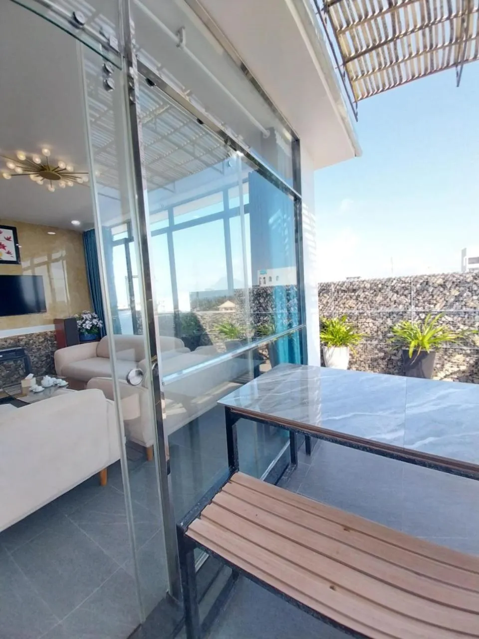Dining area in Santini Hotel