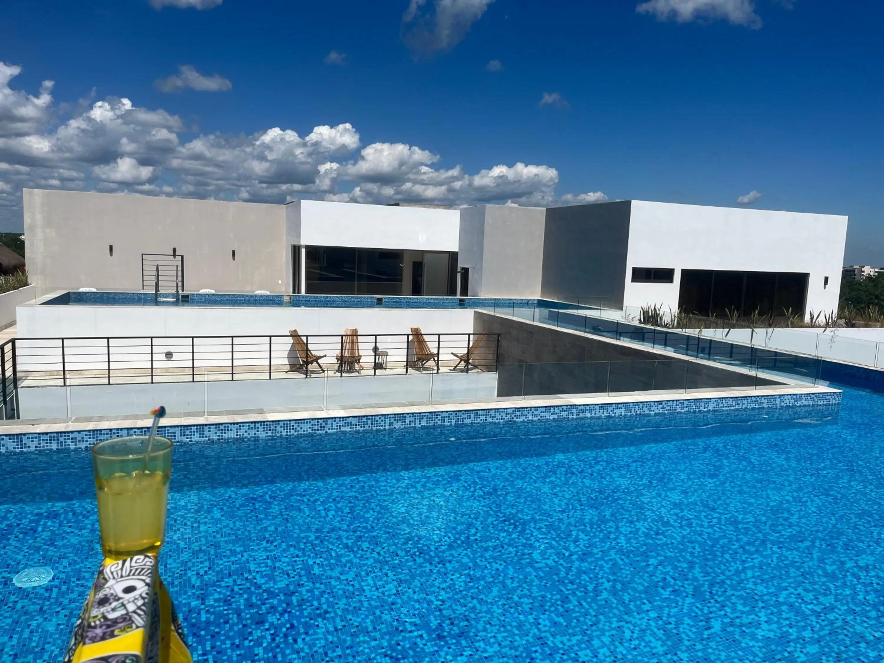 Swimming pool in Elegant 1BR ALDEA ZAMA Tulum