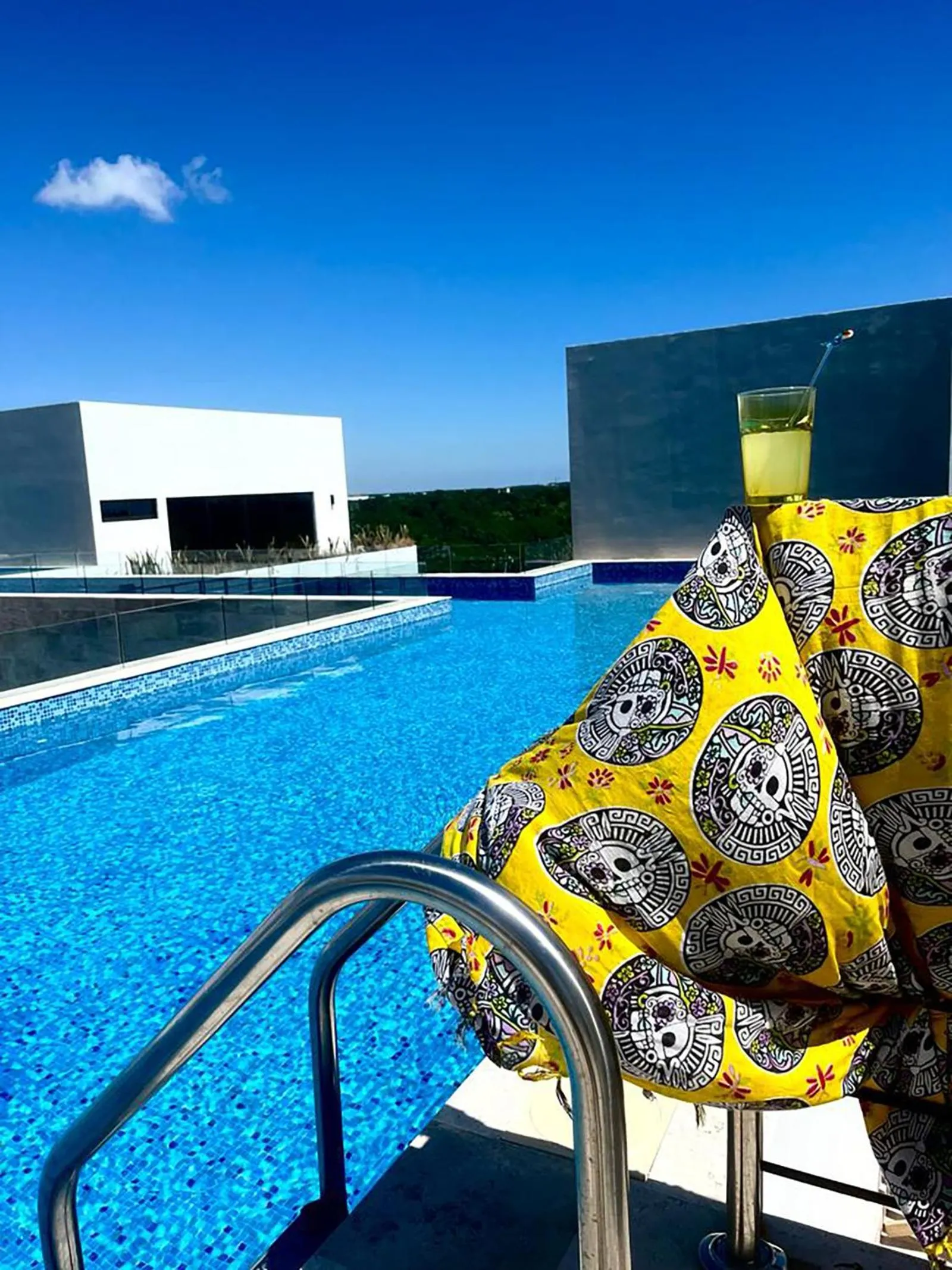 Swimming pool in Elegant 1BR ALDEA ZAMA Tulum