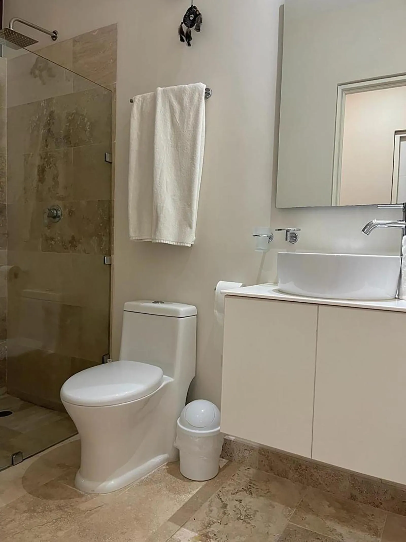 Bathroom in Elegant 1BR ALDEA ZAMA Tulum