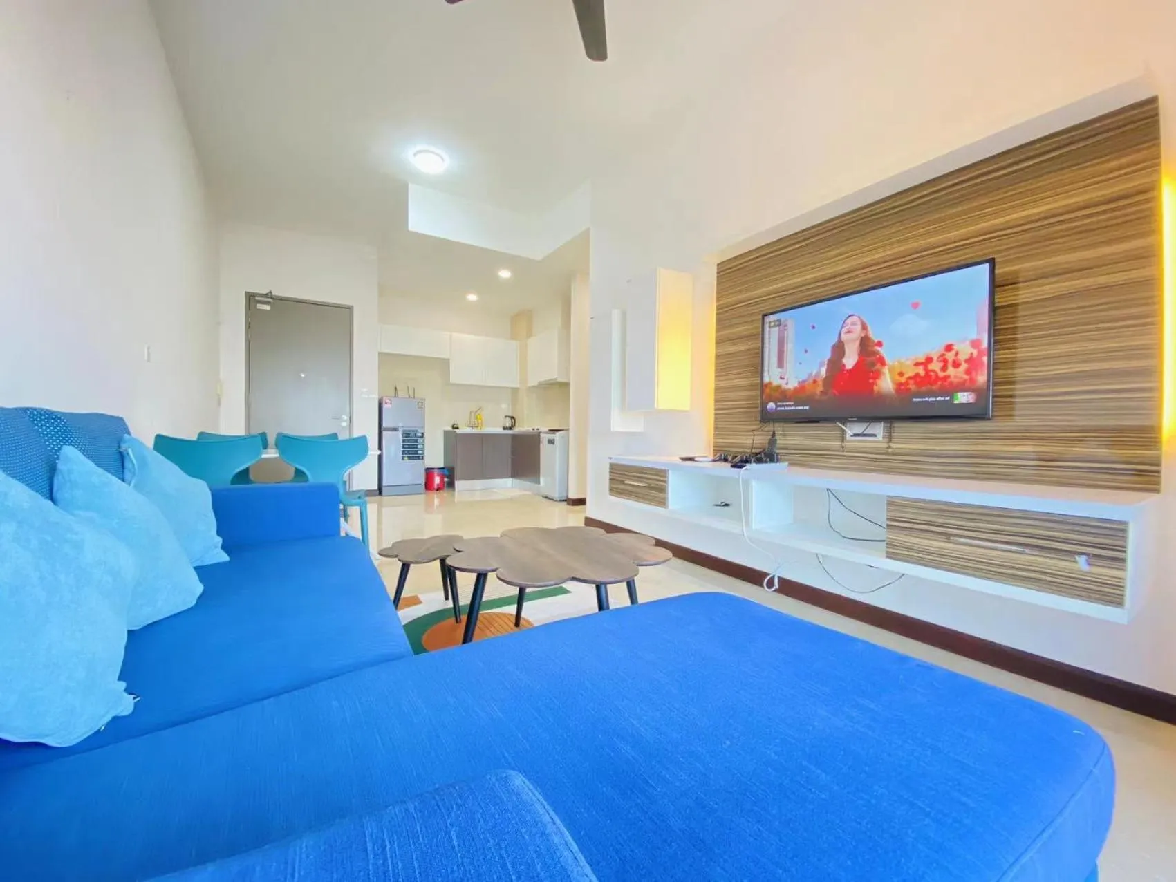 Living room in Silver Scape Residence Melaka Raya By Heystay Management