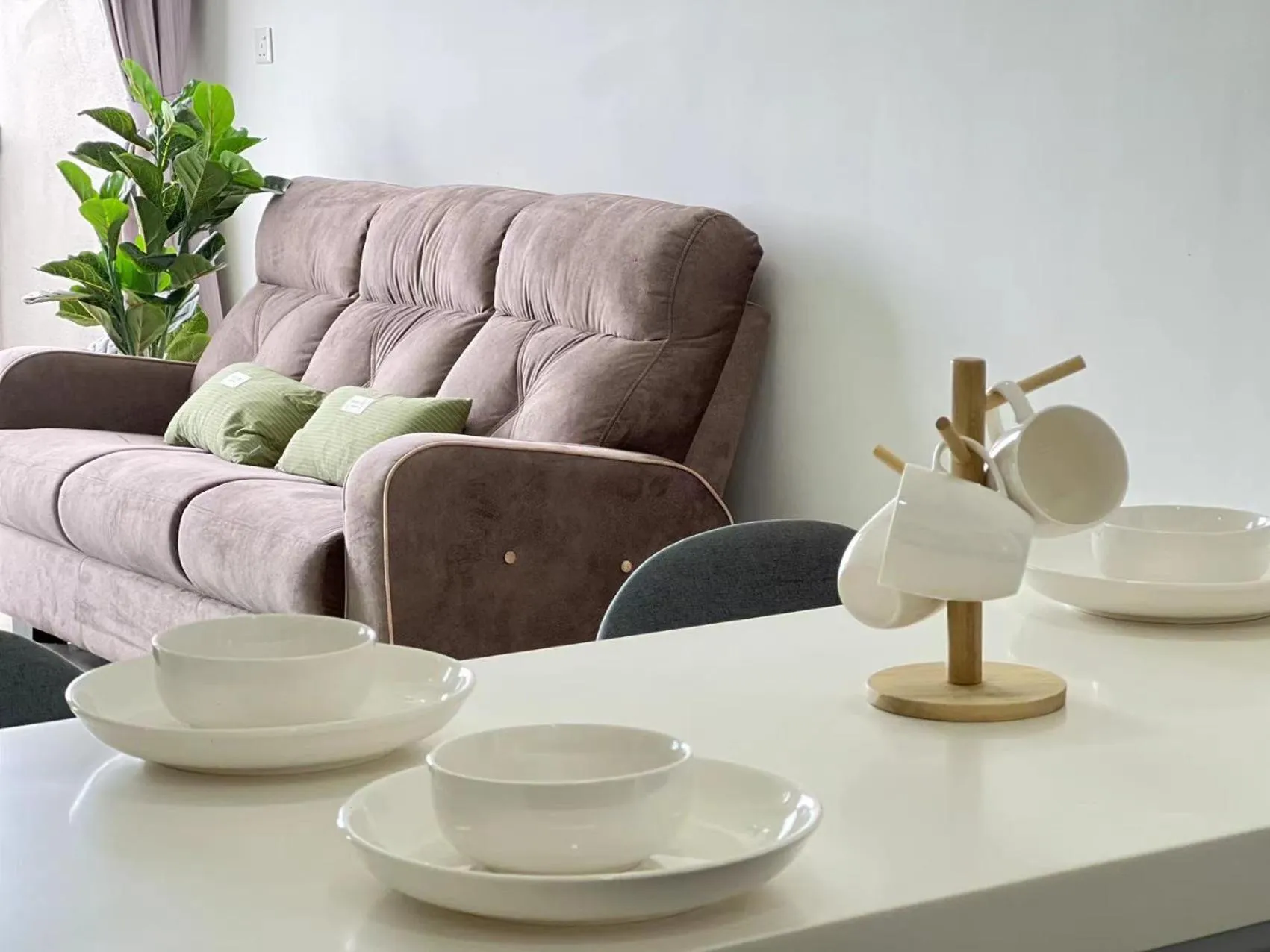 Living room in Silver Scape Residence Melaka Raya By Heystay Management