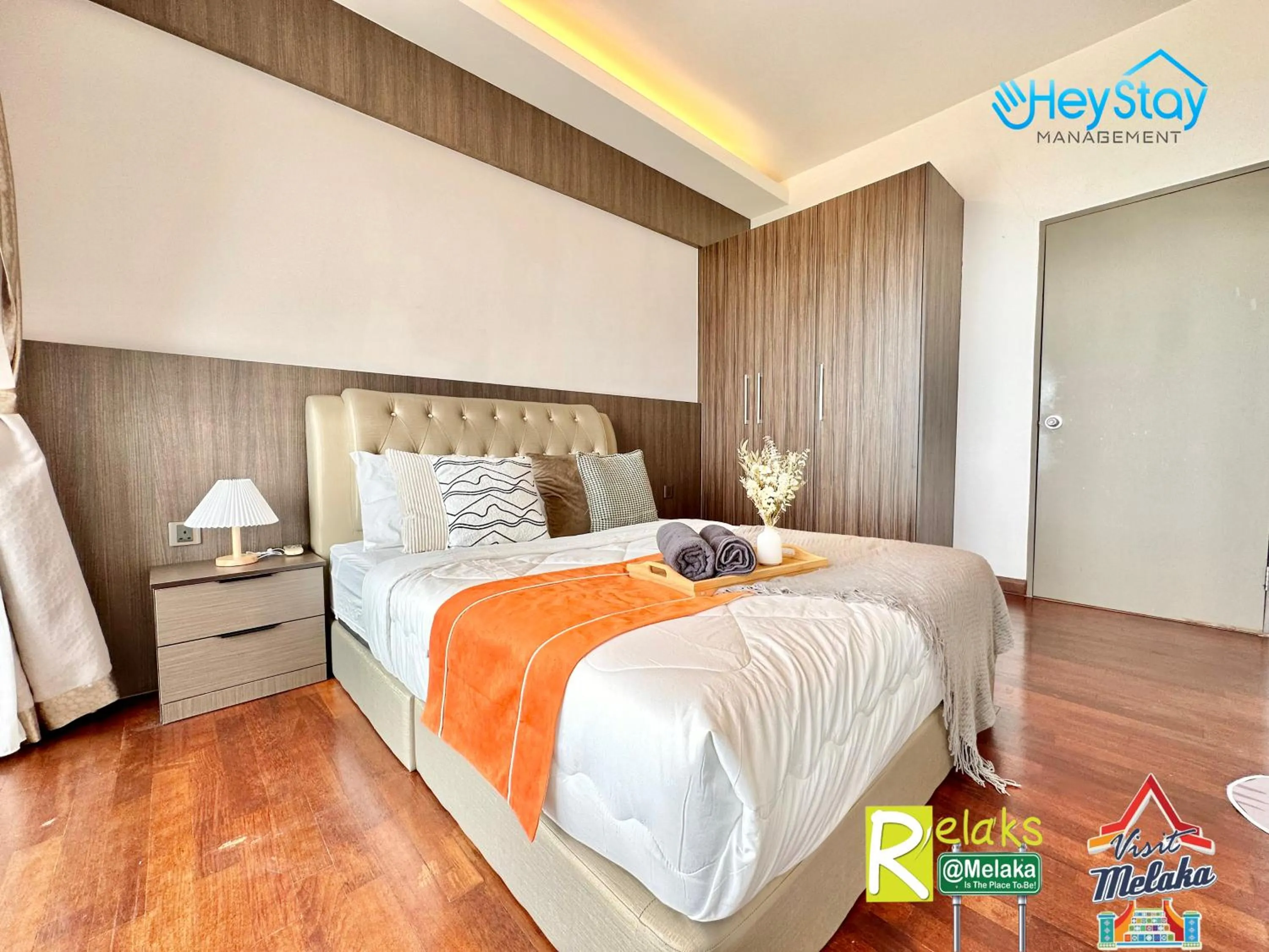 Bed in Silver Scape Residence Melaka Raya By Heystay Management