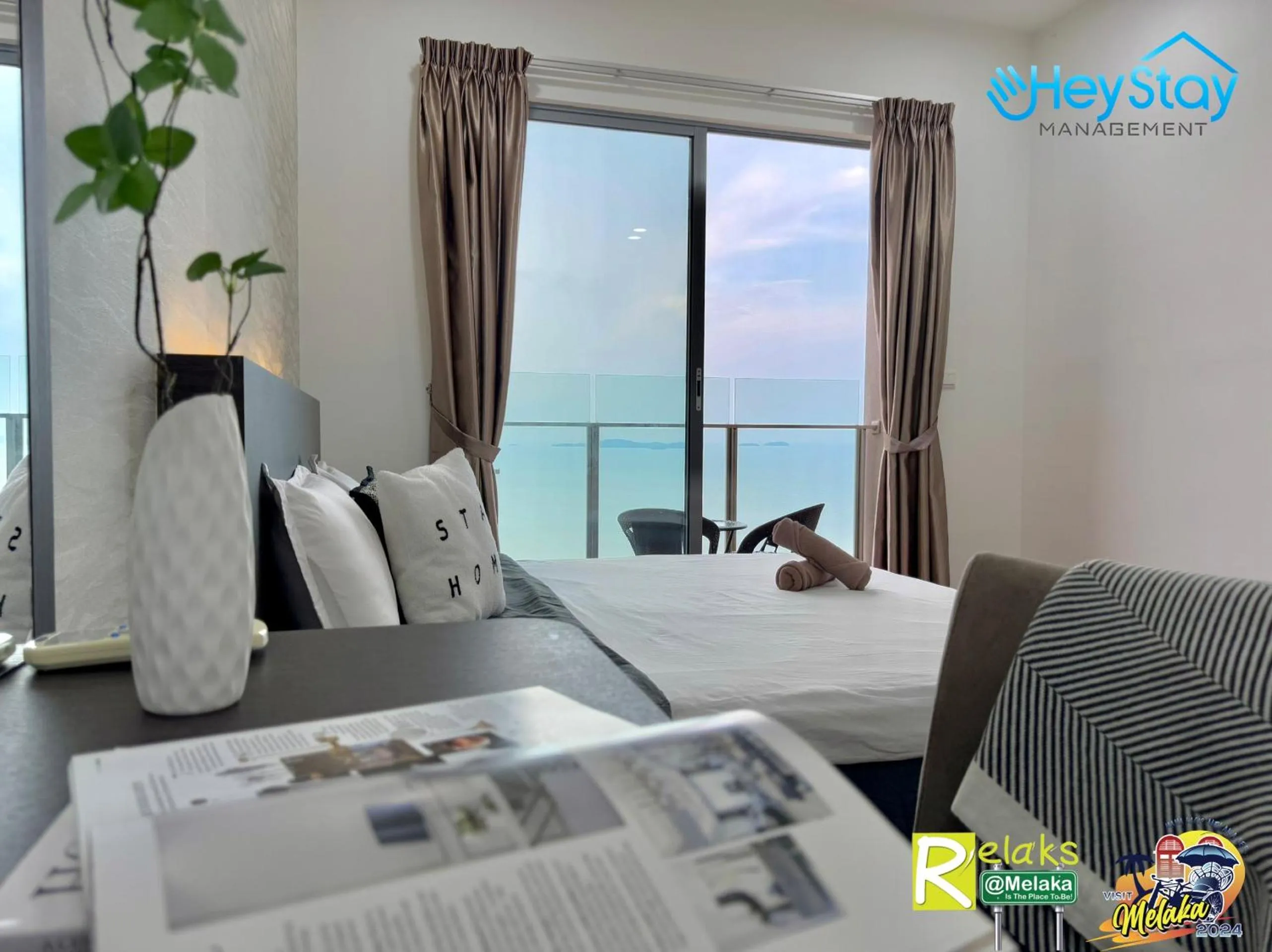 Bed in Silver Scape Residence Melaka Raya By Heystay Management