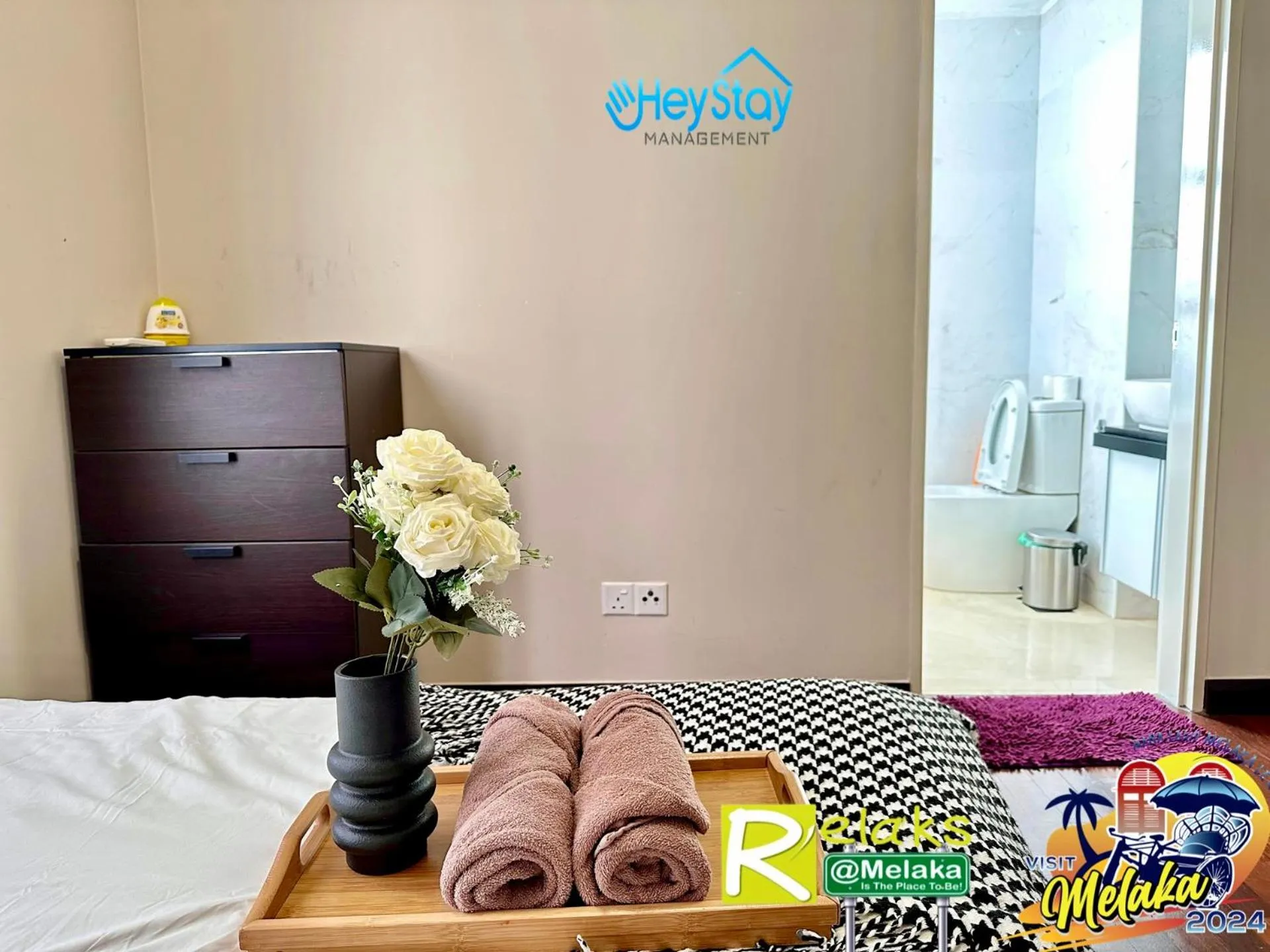 Bed in Silver Scape Residence Melaka Raya By Heystay Management