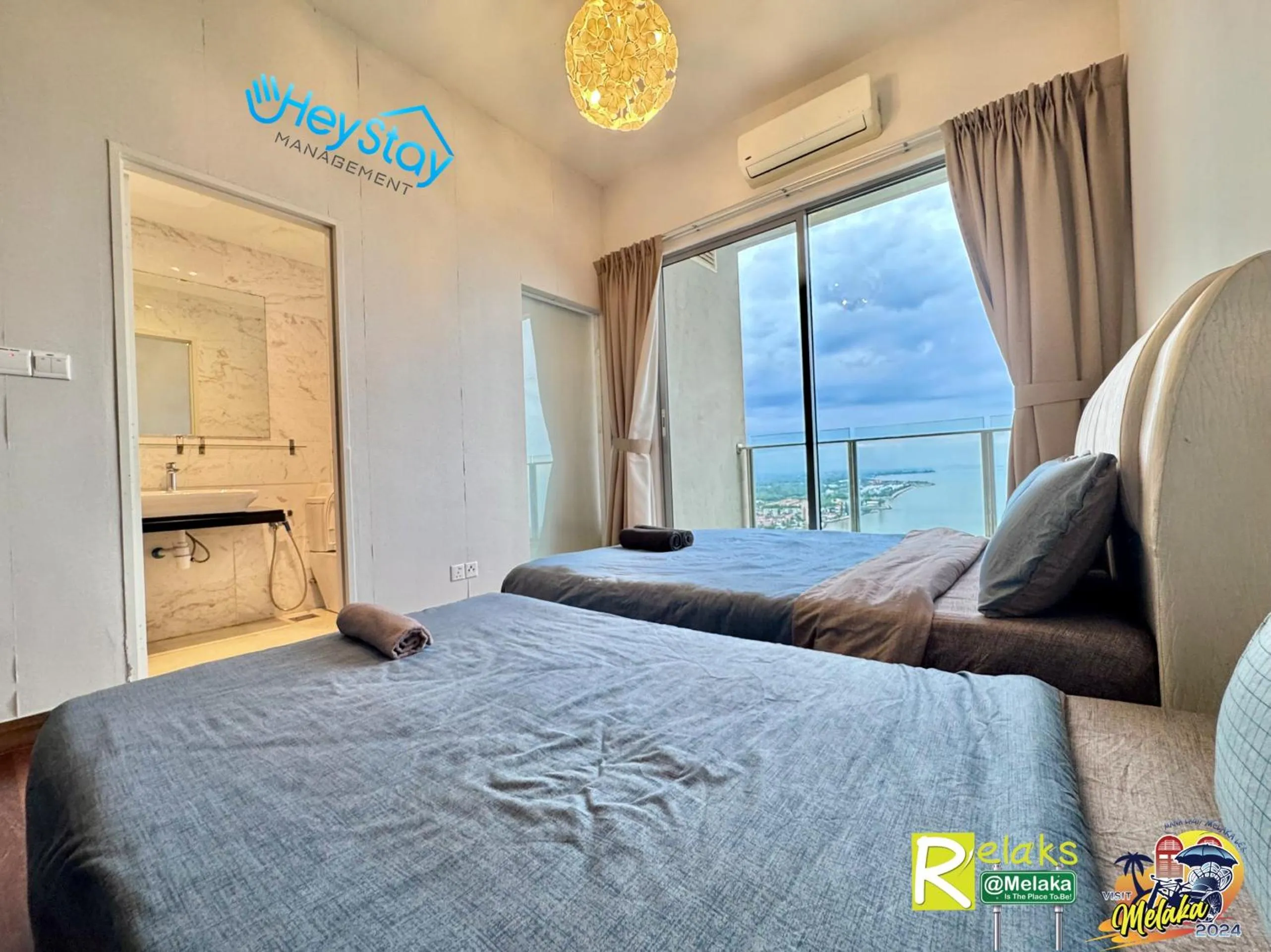 Bed in Silver Scape Residence Melaka Raya By Heystay Management