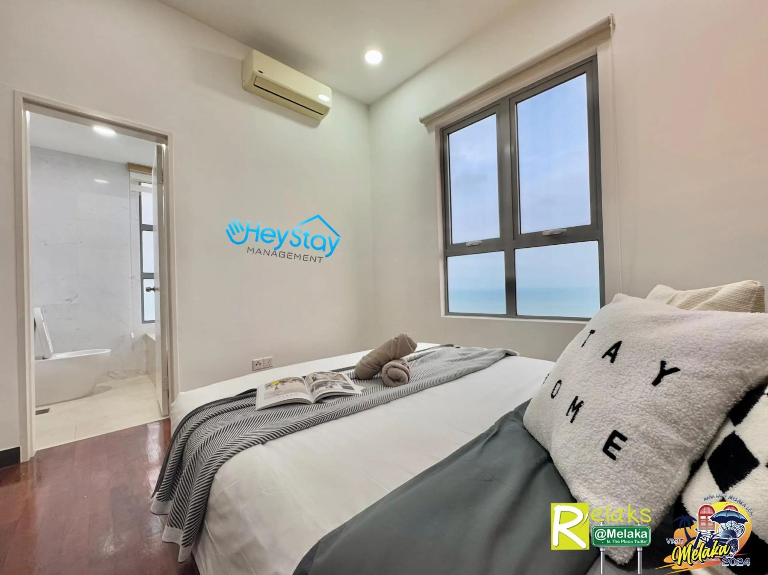 Bed in Silver Scape Residence Melaka Raya By Heystay Management