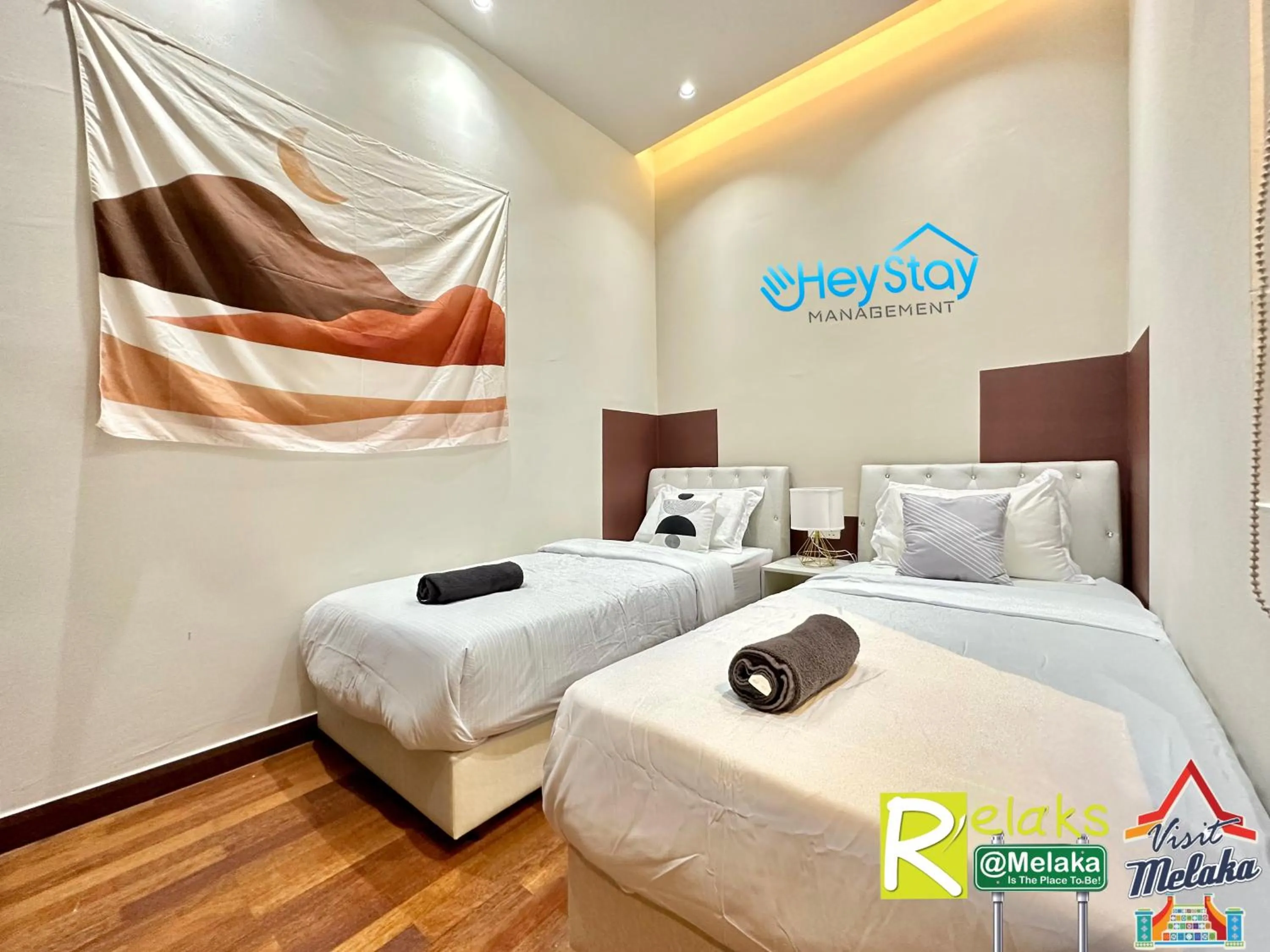 Bed in Silver Scape Residence Melaka Raya By Heystay Management