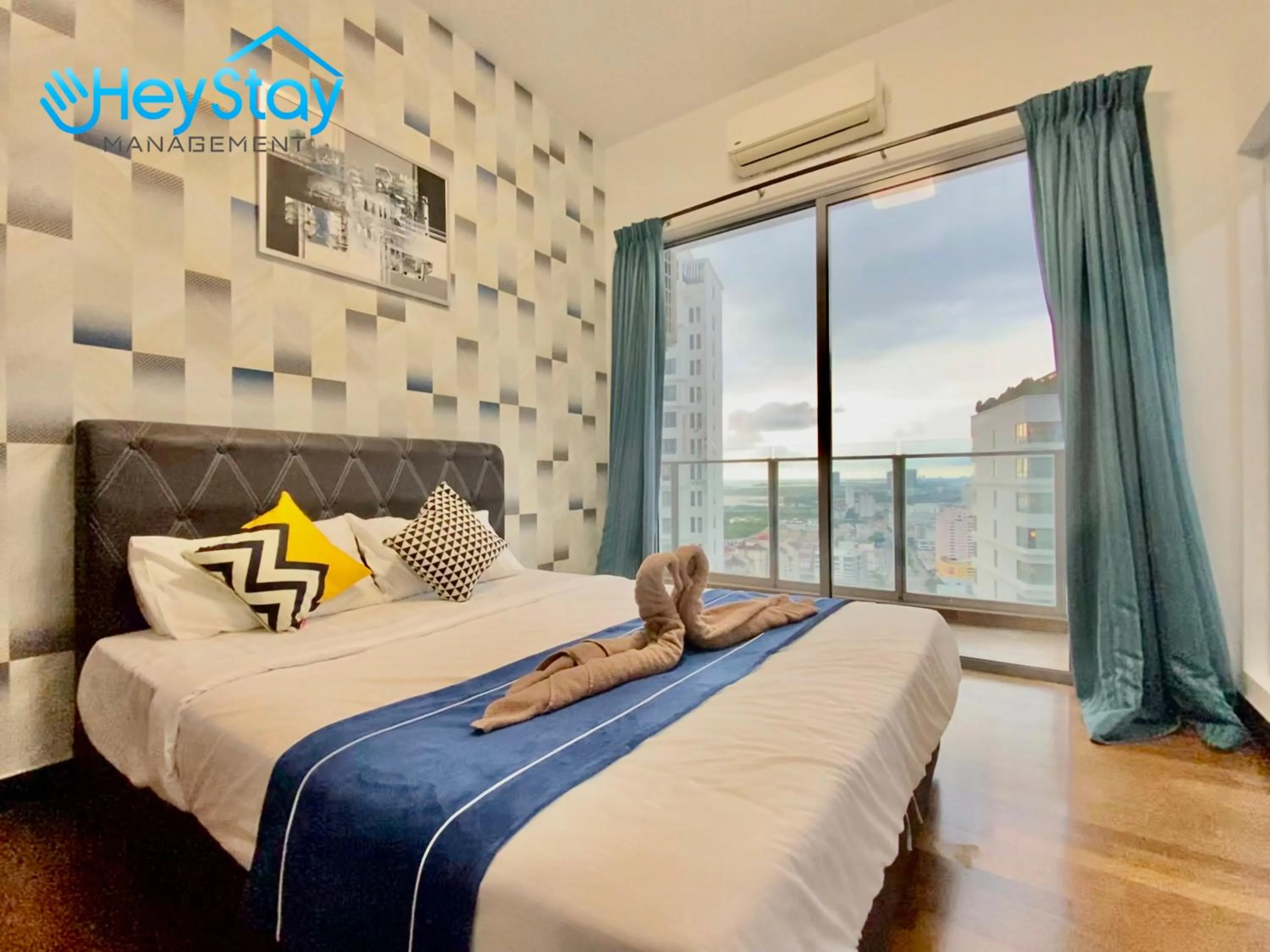 Bed in Silver Scape Residence Melaka Raya By Heystay Management