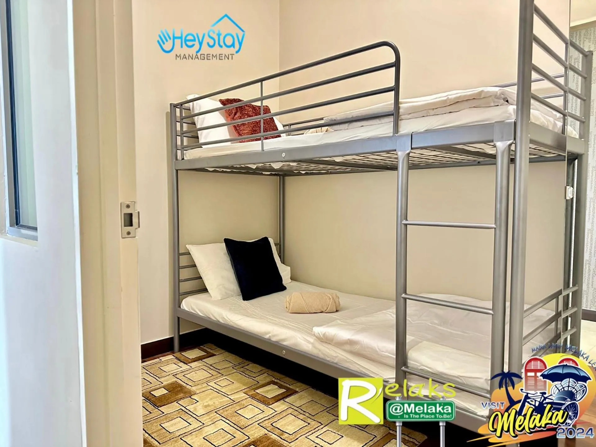 Bed in Silver Scape Residence Melaka Raya By Heystay Management