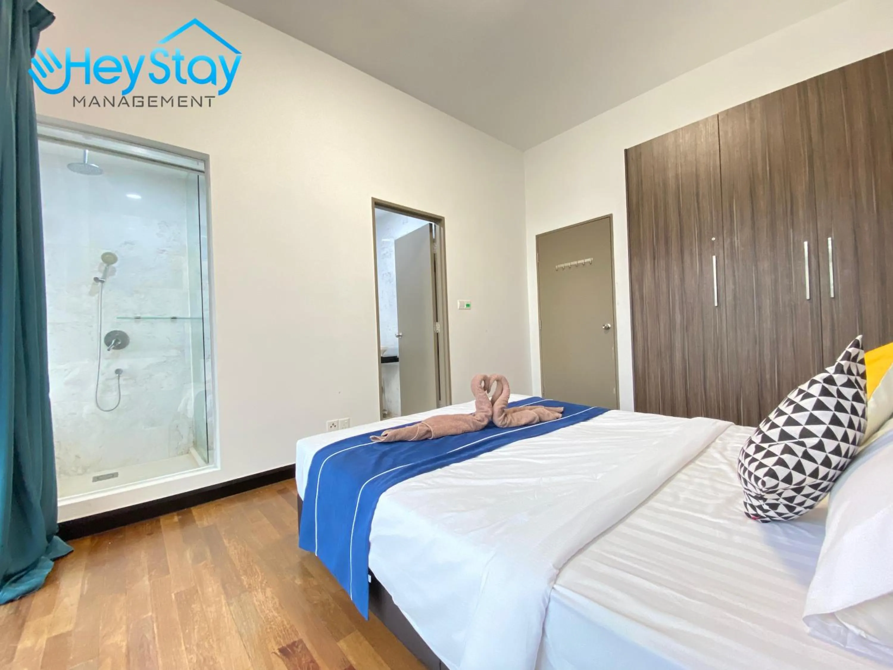 Bed in Silver Scape Residence Melaka Raya By Heystay Management