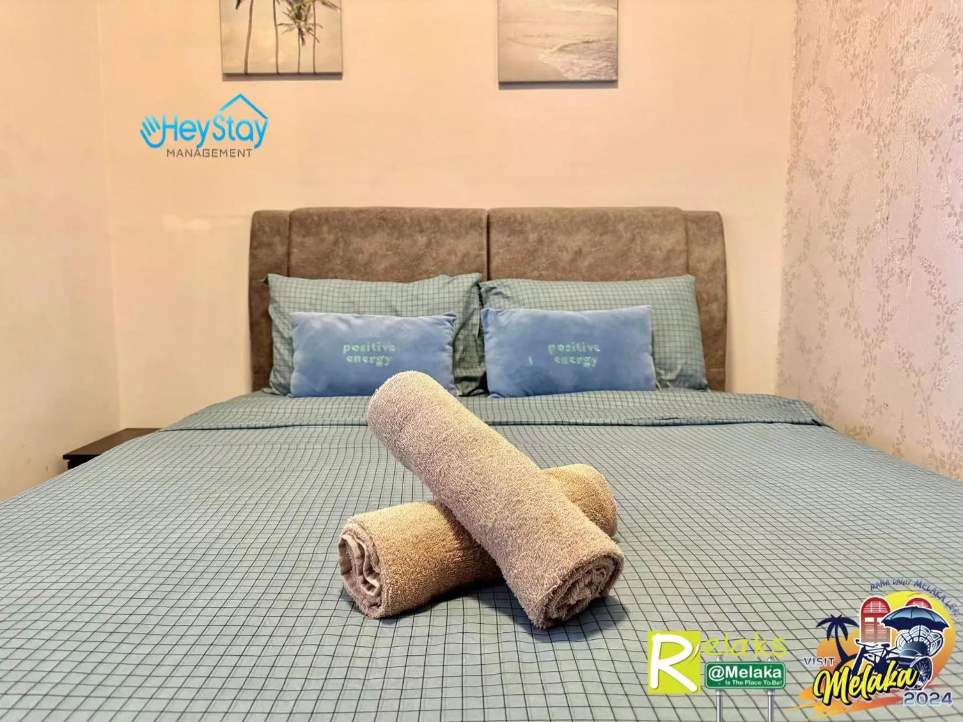 Bed in Silver Scape Residence Melaka Raya By Heystay Management